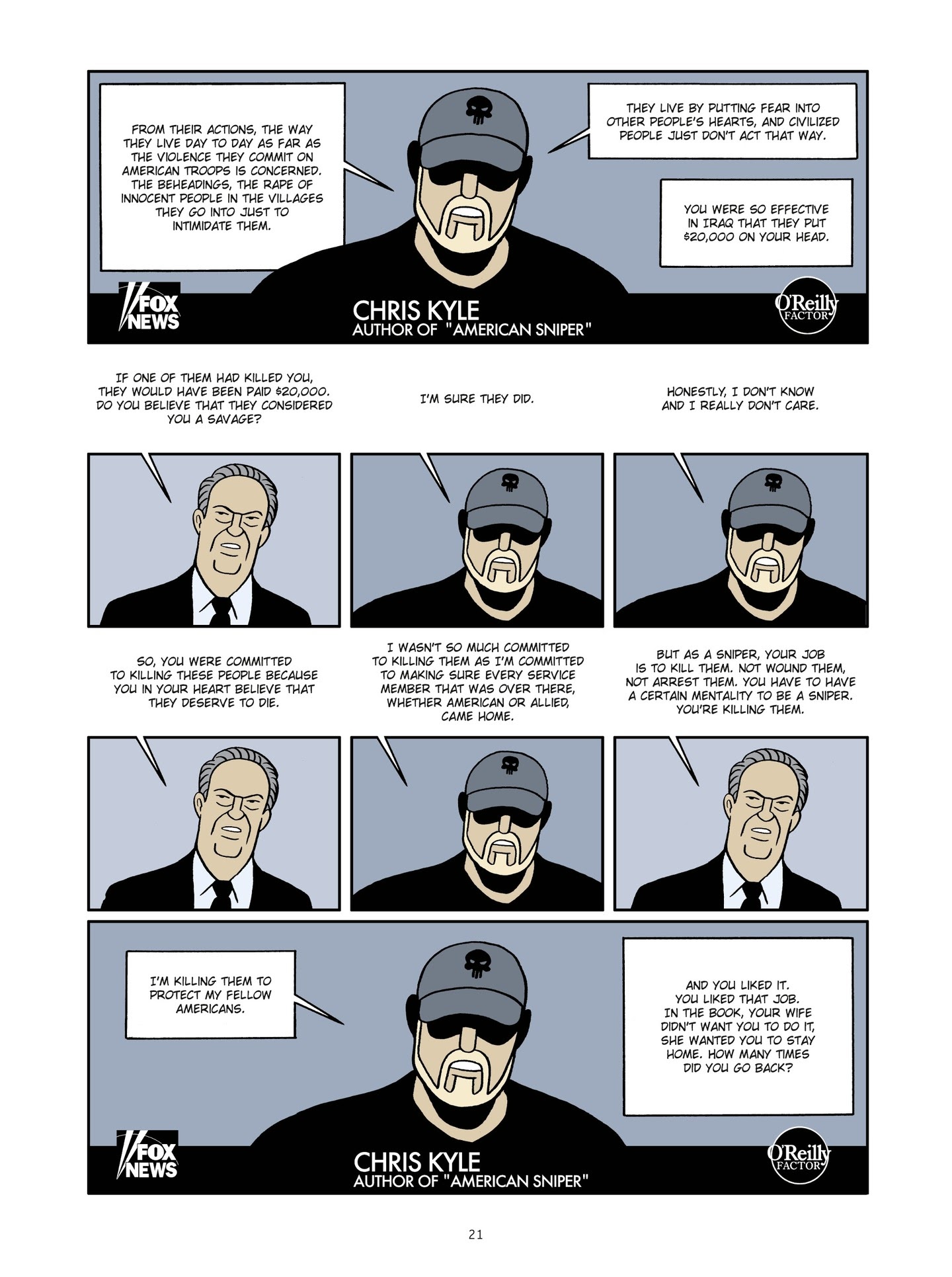 Read online The Man Who Shot Chris Kyle: An American Legend comic -  Issue # TPB 1 - 21