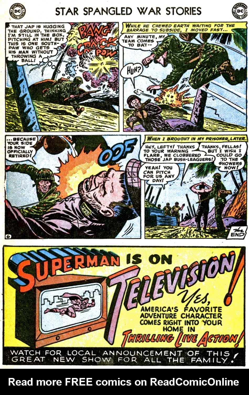 Read online Star Spangled War Stories (1952) comic -  Issue #7 - 32