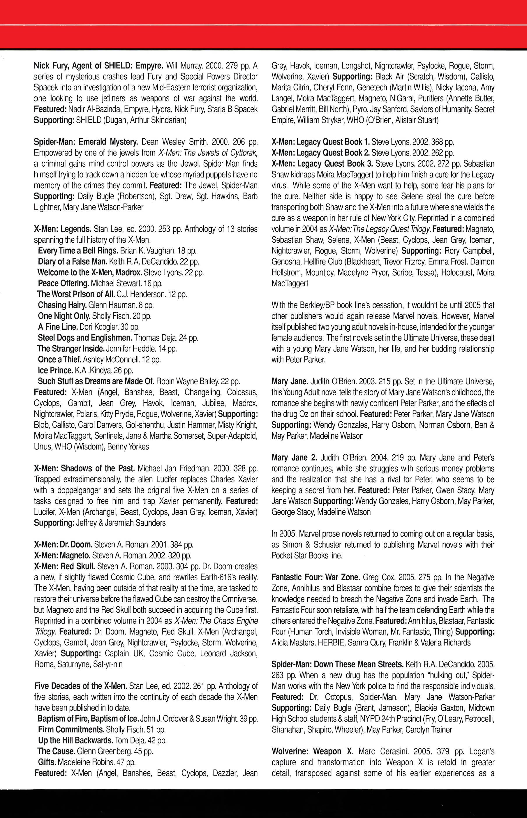 Read online Official Handbook of the Marvel Universe A to Z comic -  Issue # TPB 11 (Part 2) - 139