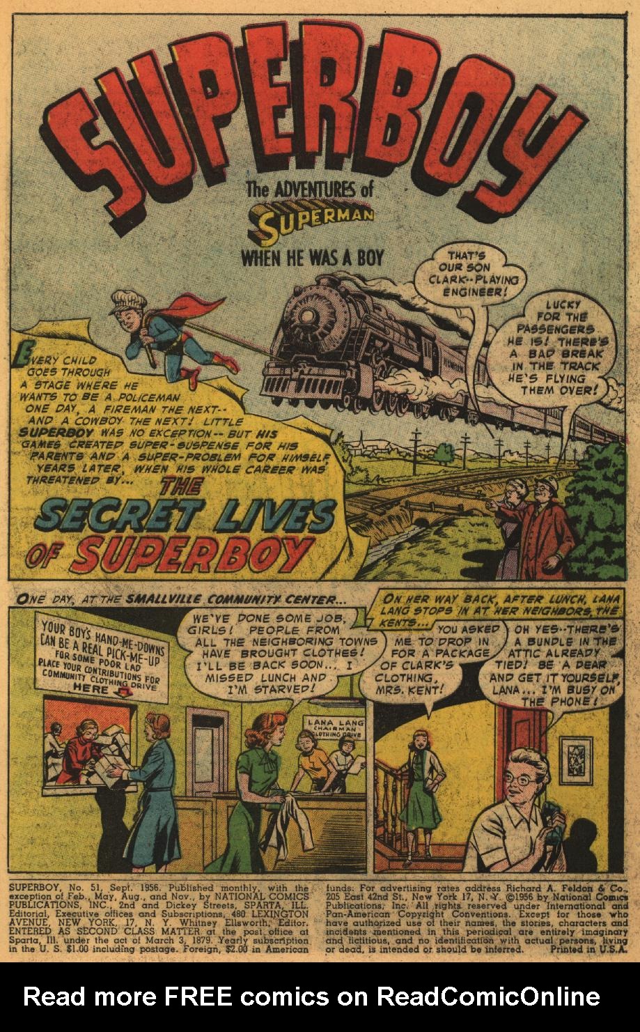 Read online Superboy (1949) comic -  Issue #51 - 2