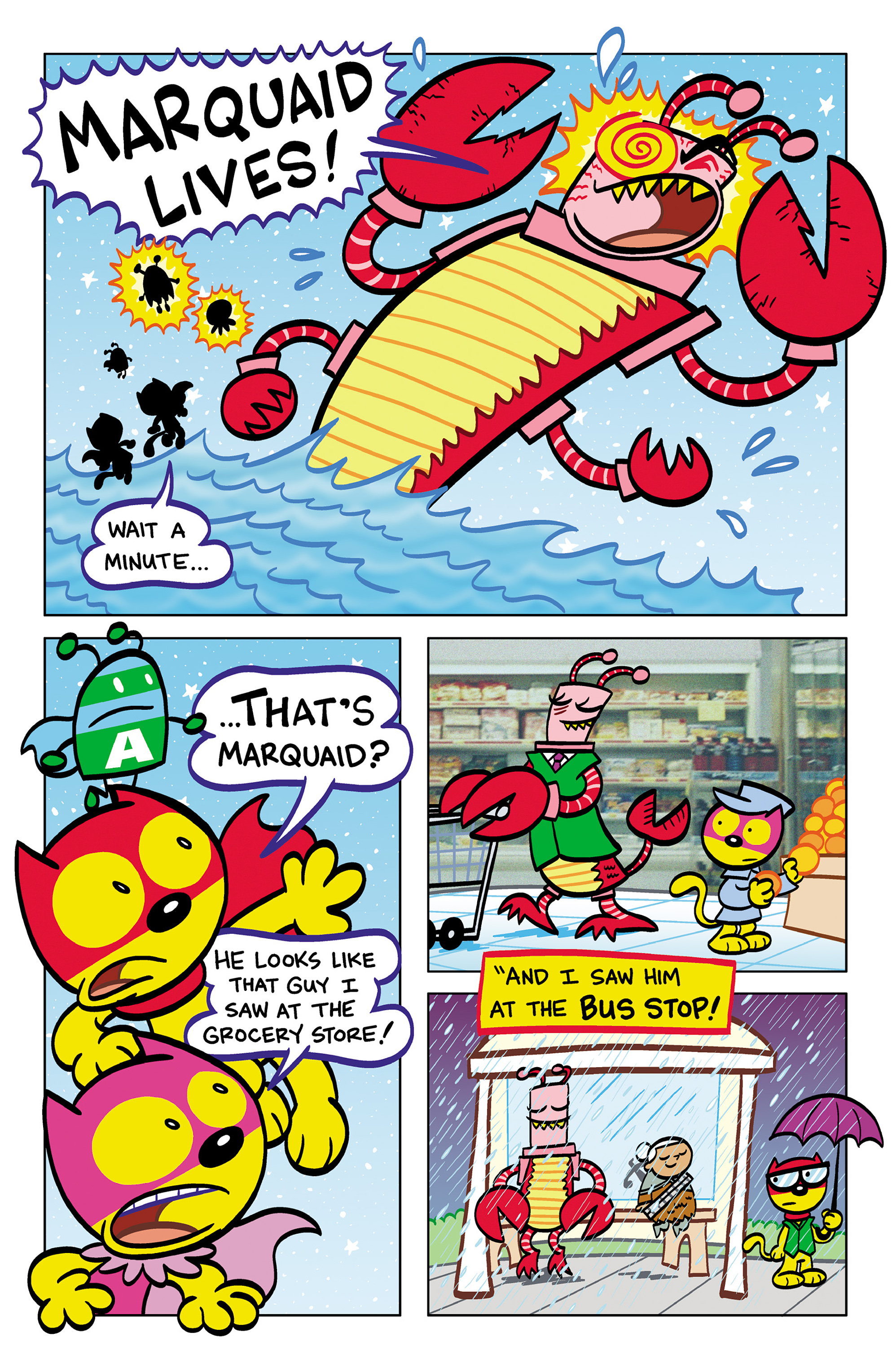 Read online Aw Yeah Comics: Action Cat & Adventure Bug comic -  Issue #4 - 9