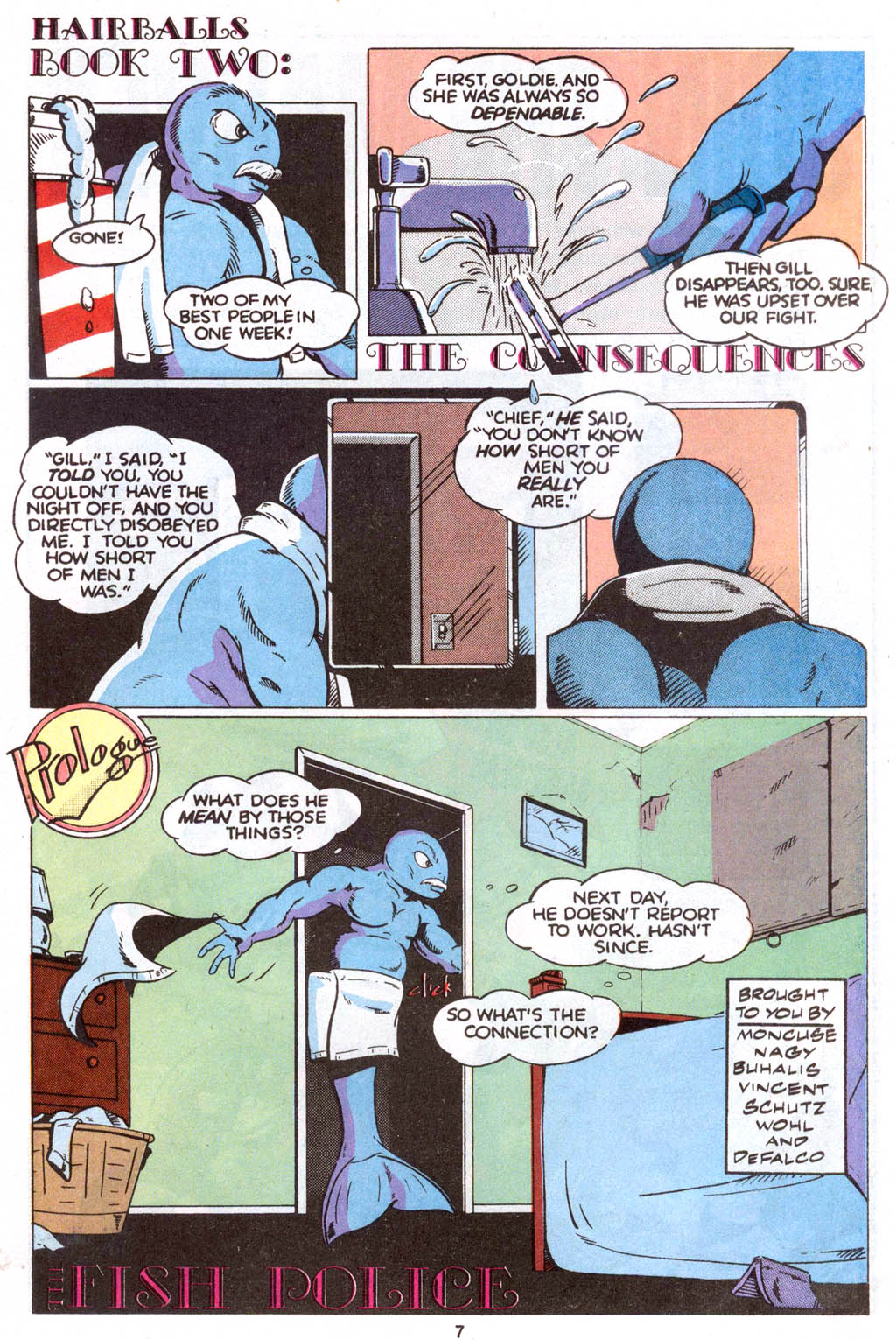 Read online Fish Police comic -  Issue #2 - 7