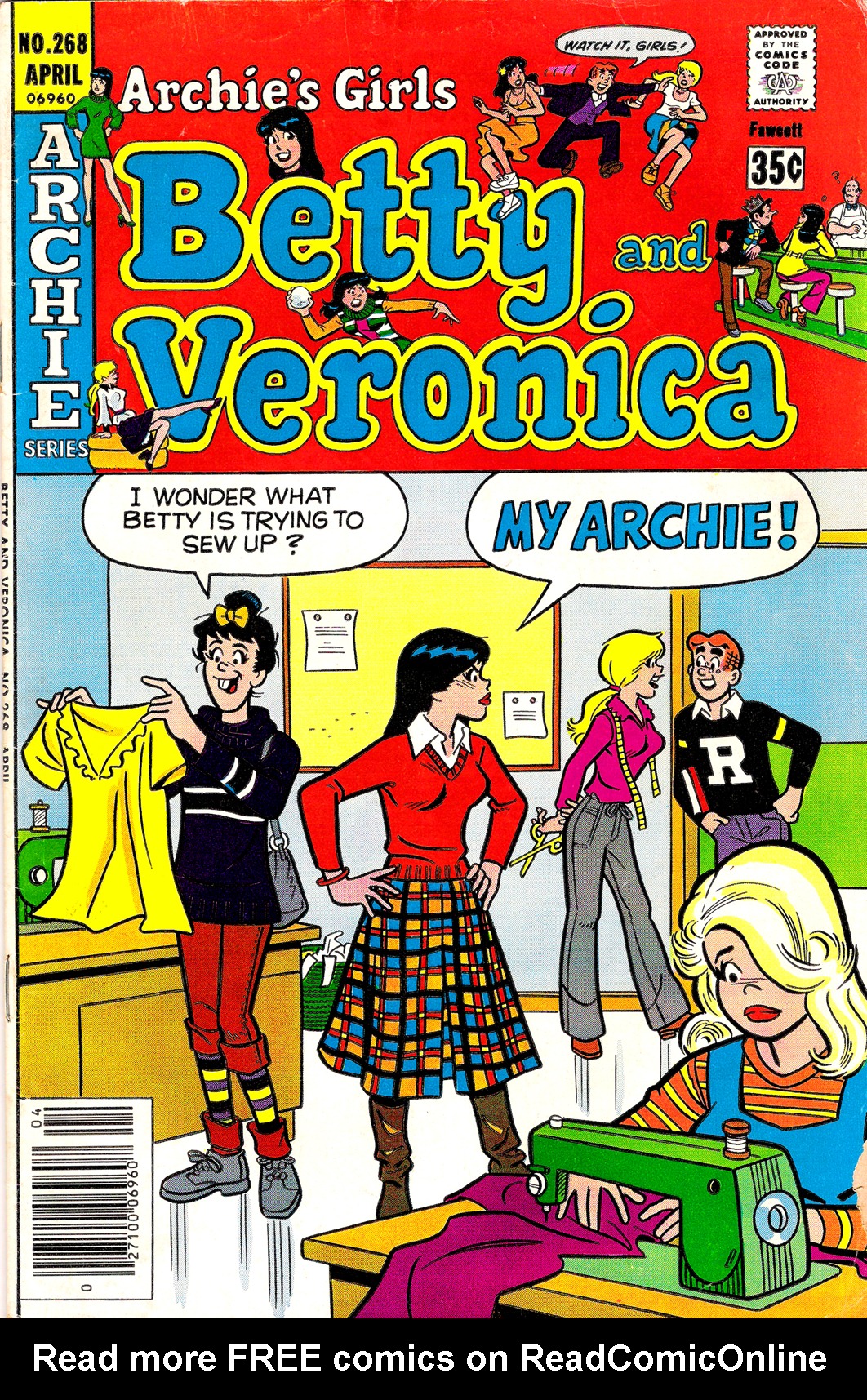 Read online Archie's Girls Betty and Veronica comic -  Issue #268 - 1