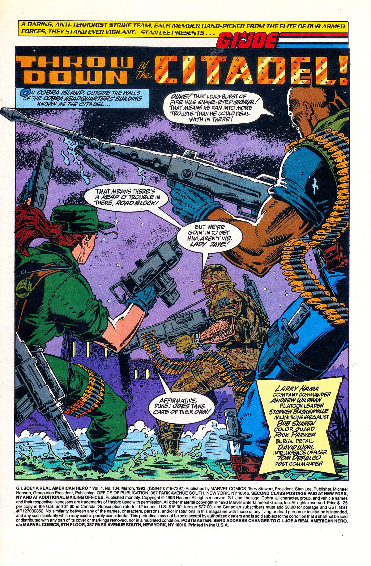 Read online G.I. Joe: A Real American Hero comic -  Issue #134 - 2