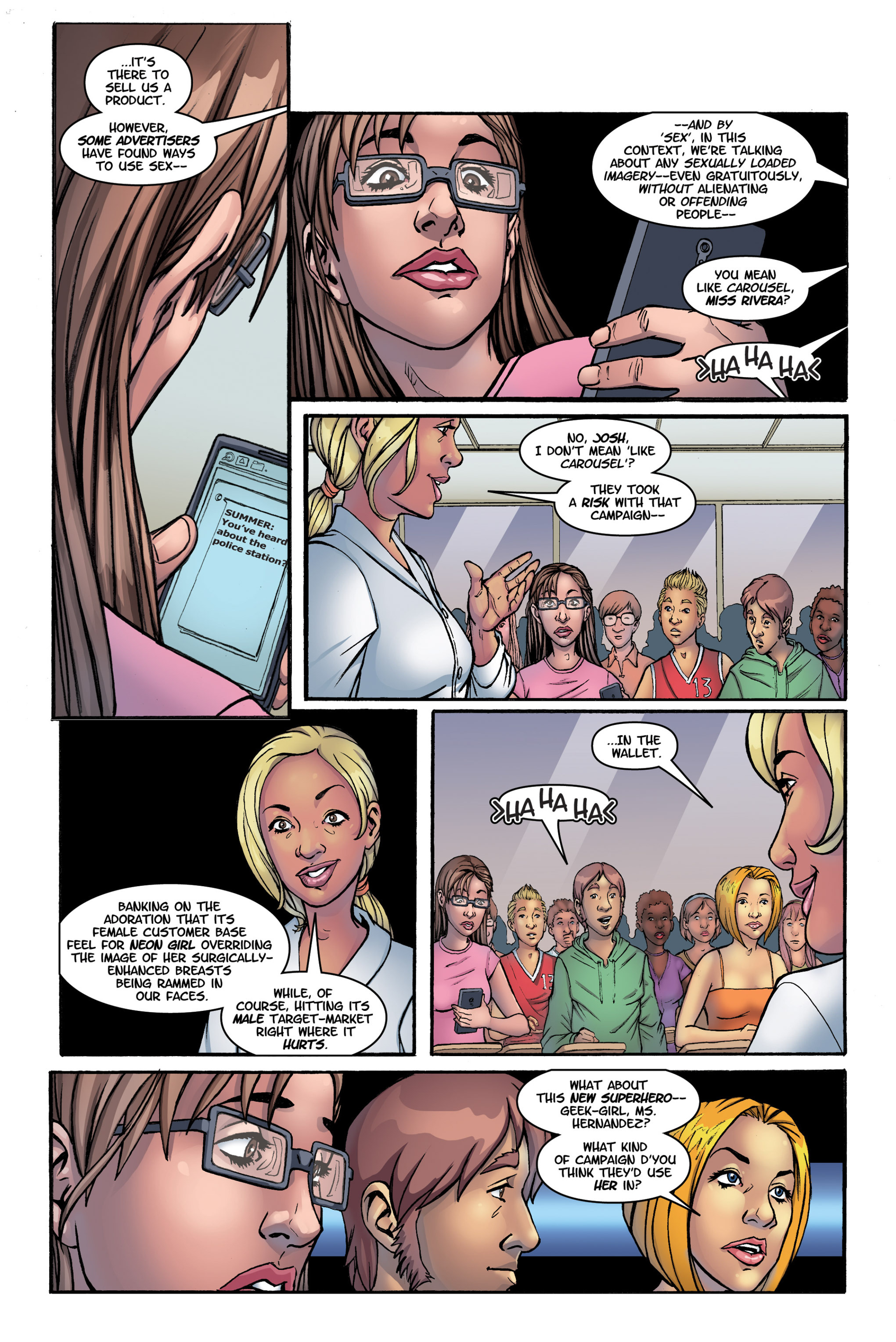 Read online Geek-Girl comic -  Issue #4 - 5
