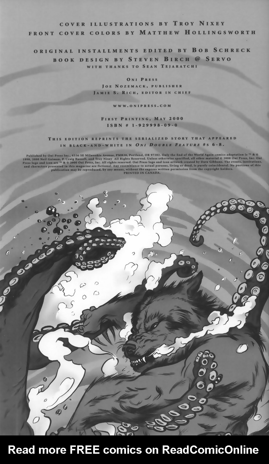 Read online Only the End of the World Again comic -  Issue # Full - 2