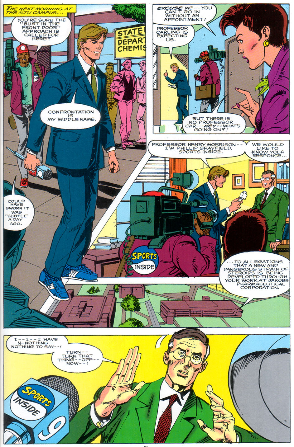 Read online NFL SuperPro Super Bowl Special comic -  Issue # Full - 35