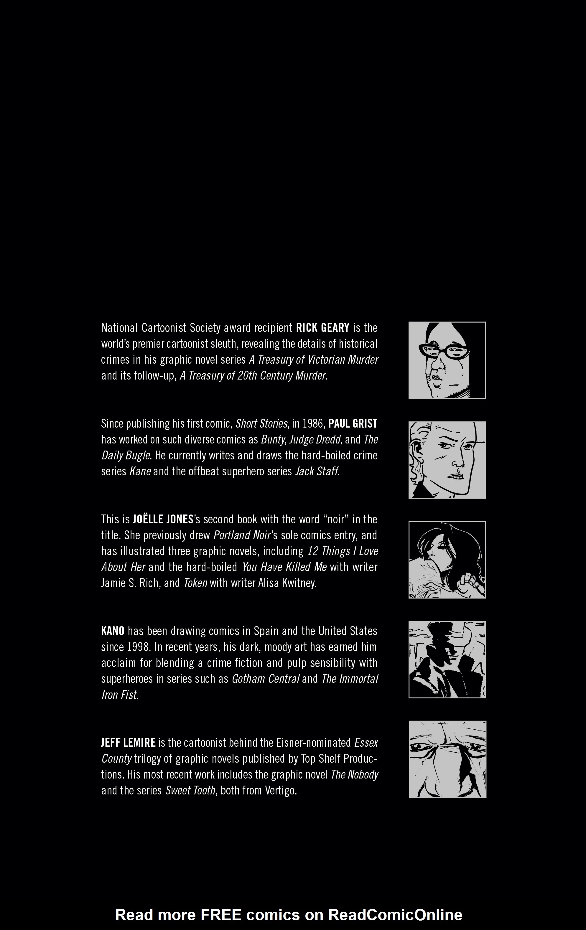 Read online Noir: A Collection of Crime Comics comic -  Issue # TPB - 101