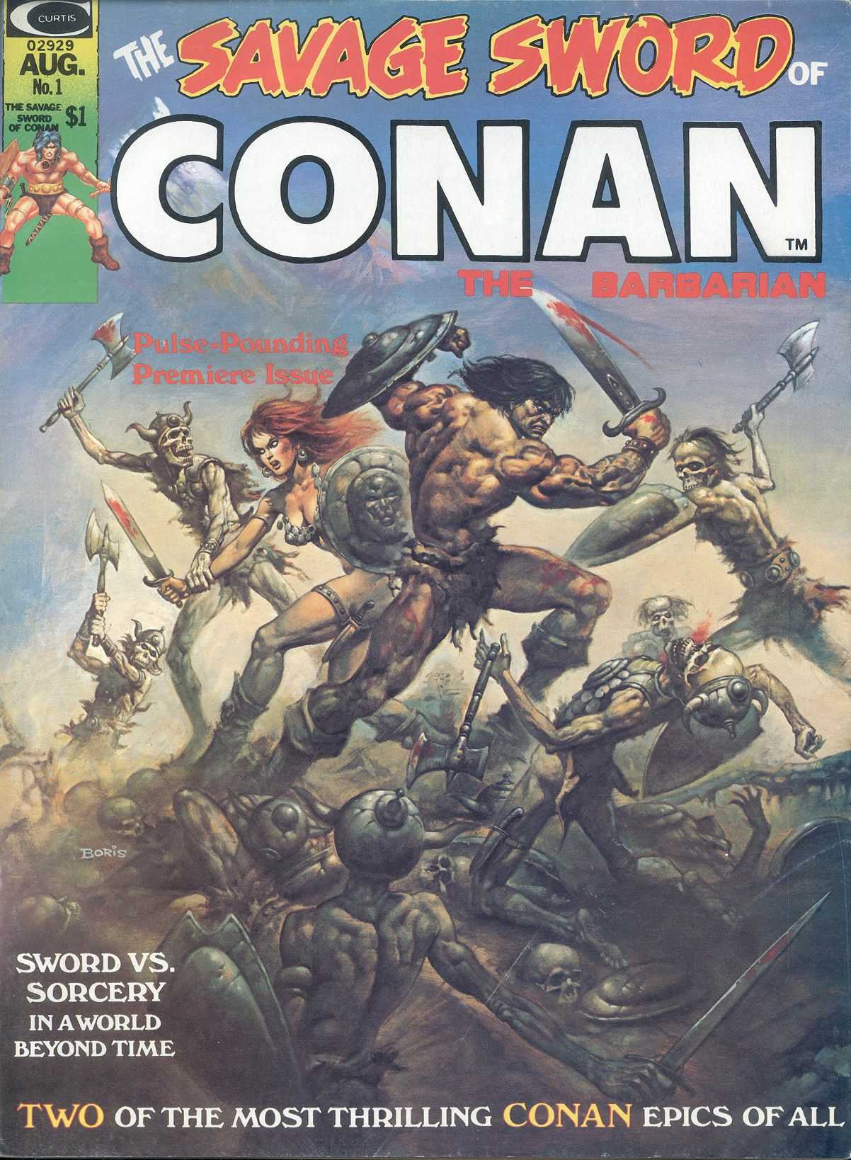 Read online The Savage Sword Of Conan comic -  Issue #1 - 1
