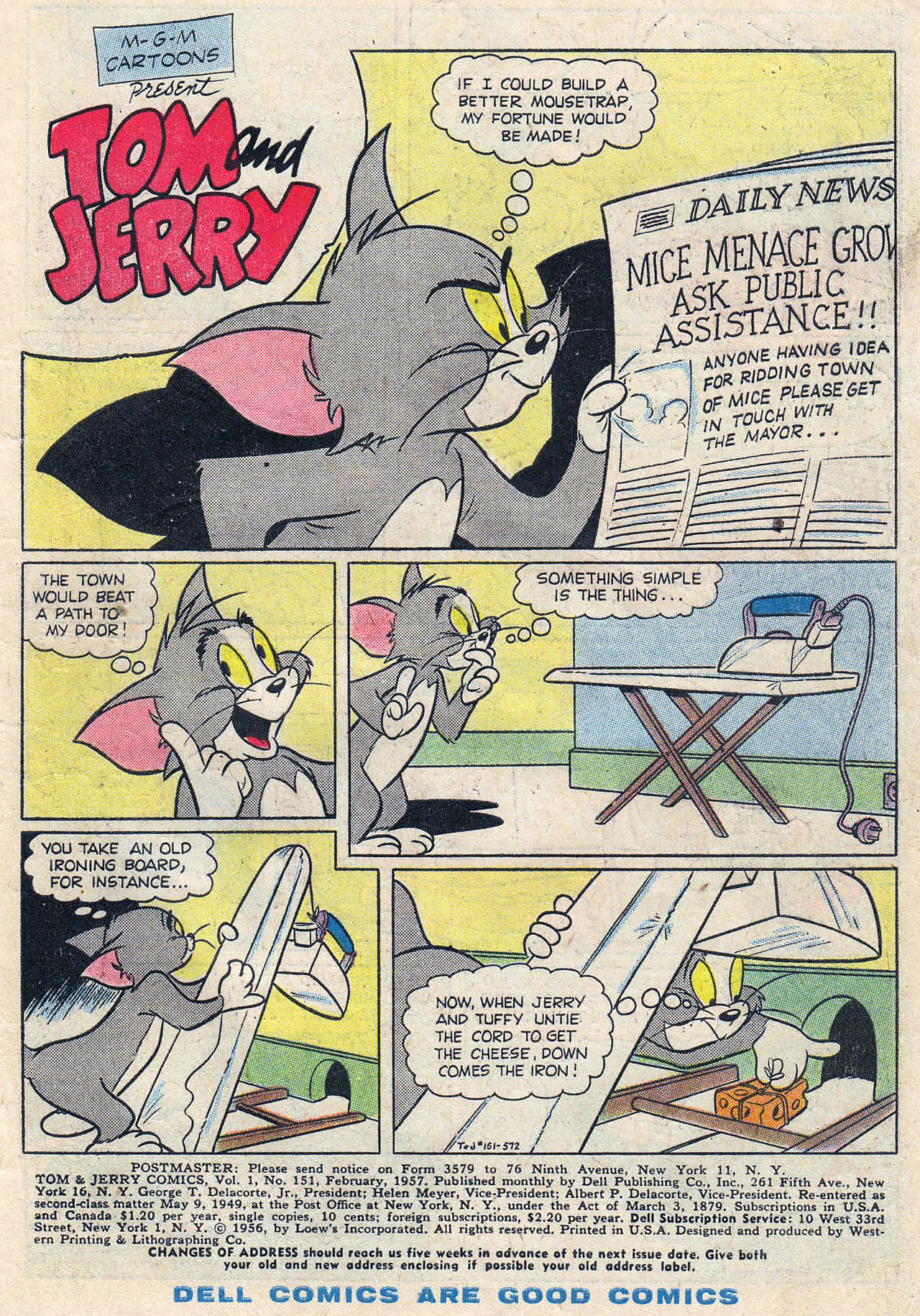 Read online Tom & Jerry Comics comic -  Issue #151 - 3
