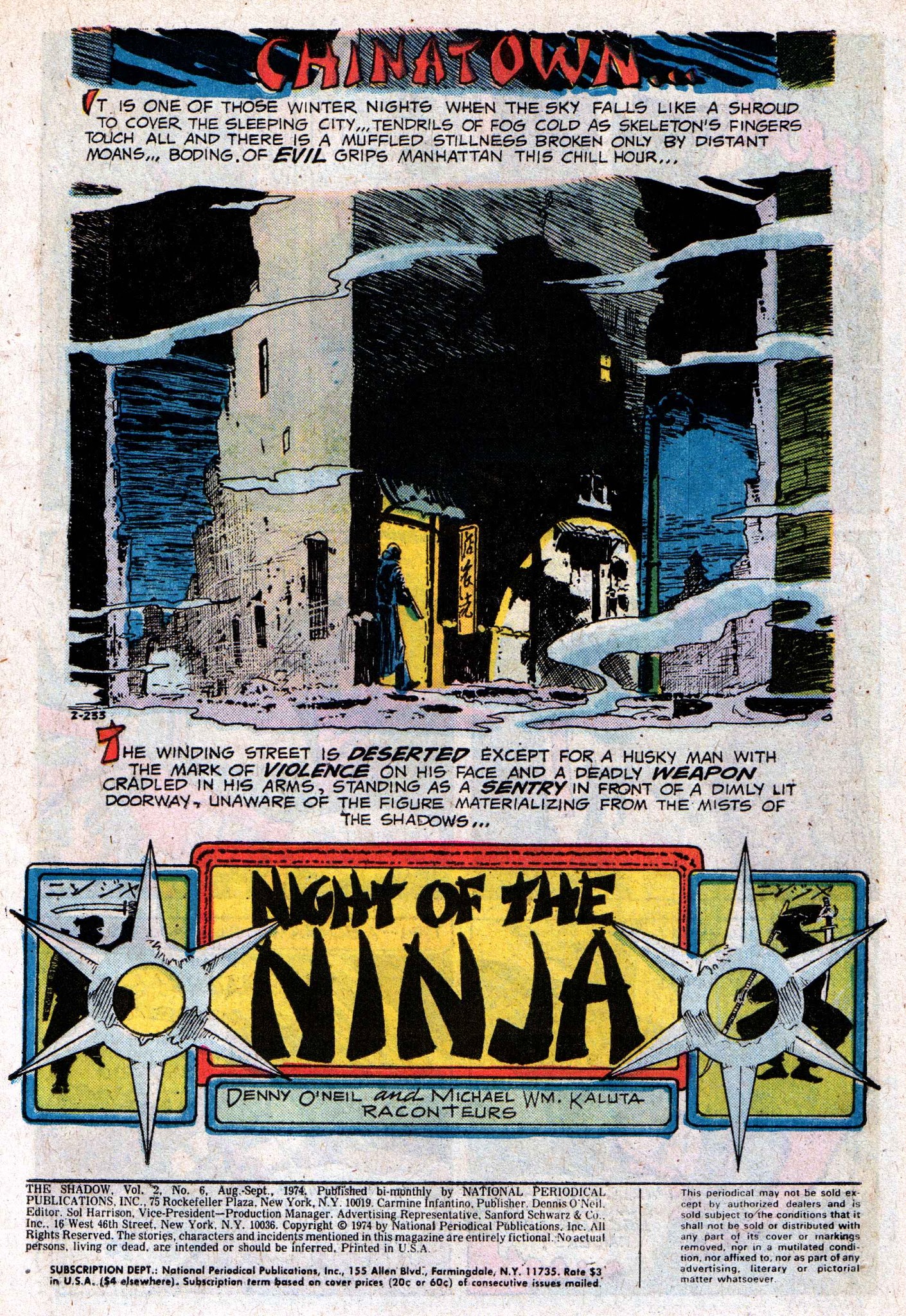 Read online The Shadow (1973) comic -  Issue #6 - 3