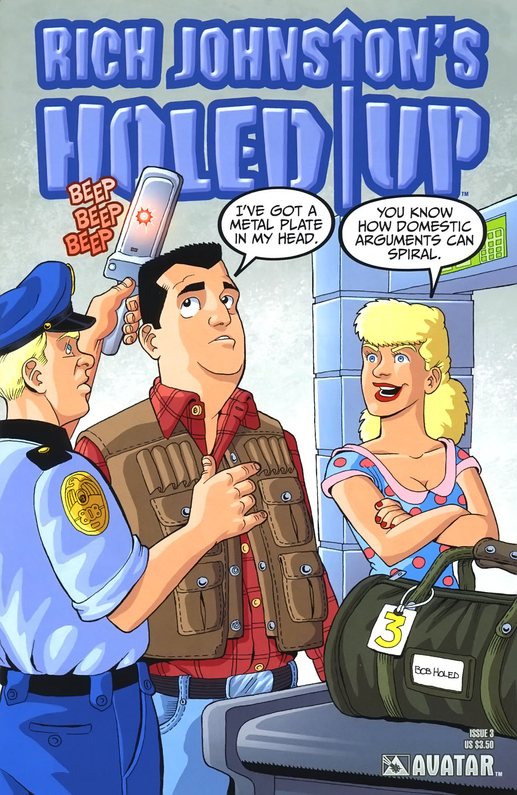 Read online Rich Johnston's Holed Up comic -  Issue #3 - 1