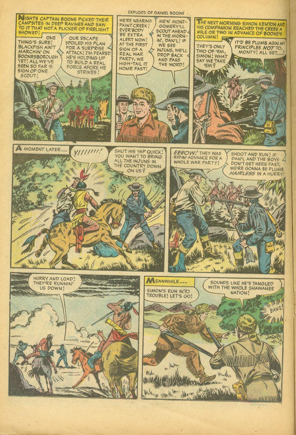 Read online Exploits of Daniel Boone comic -  Issue #1 - 16