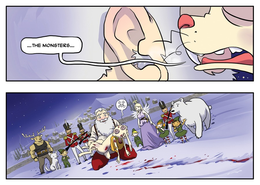 Read online Santa Versus Dracula comic -  Issue # TPB - 11