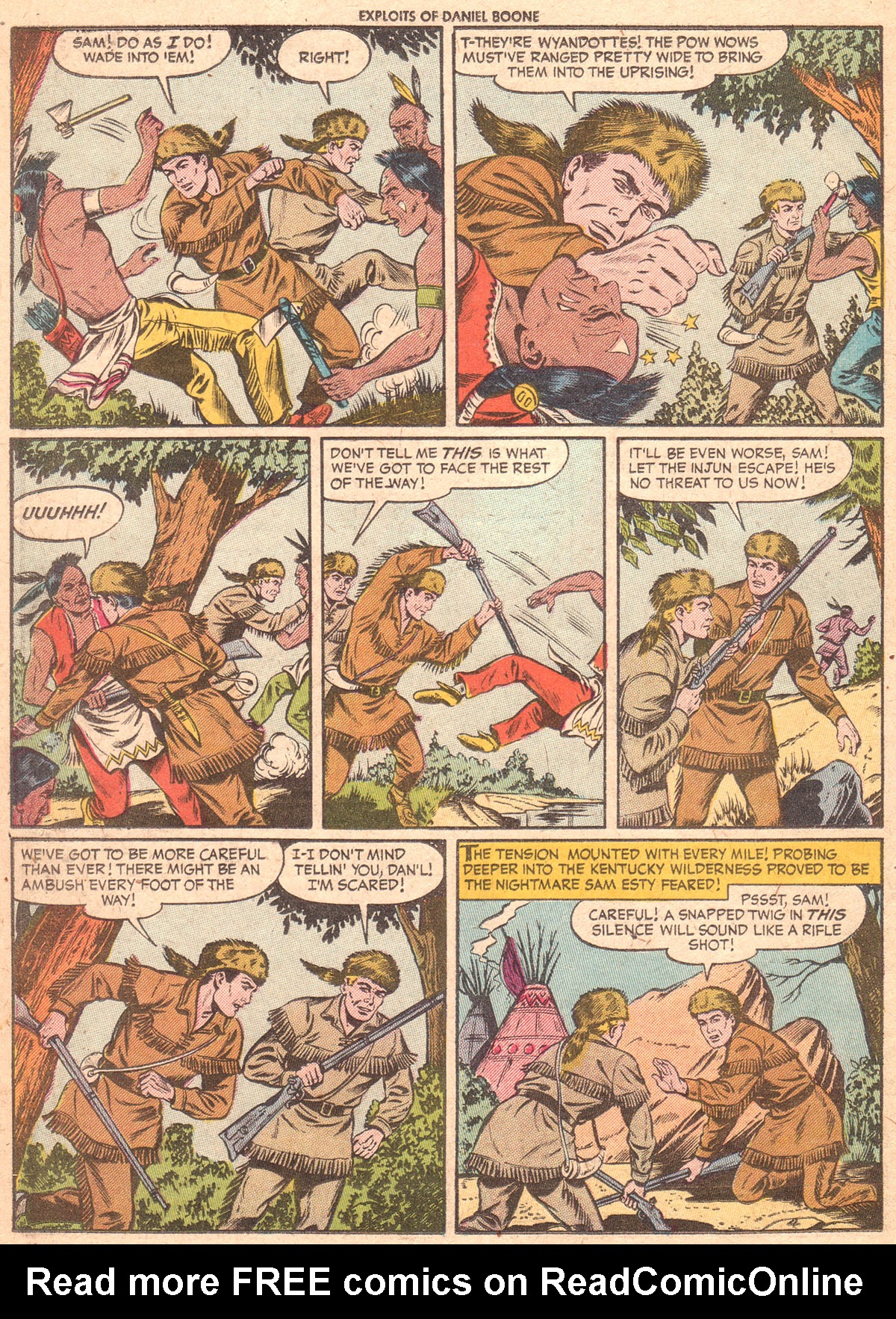 Read online Exploits of Daniel Boone comic -  Issue #5 - 22