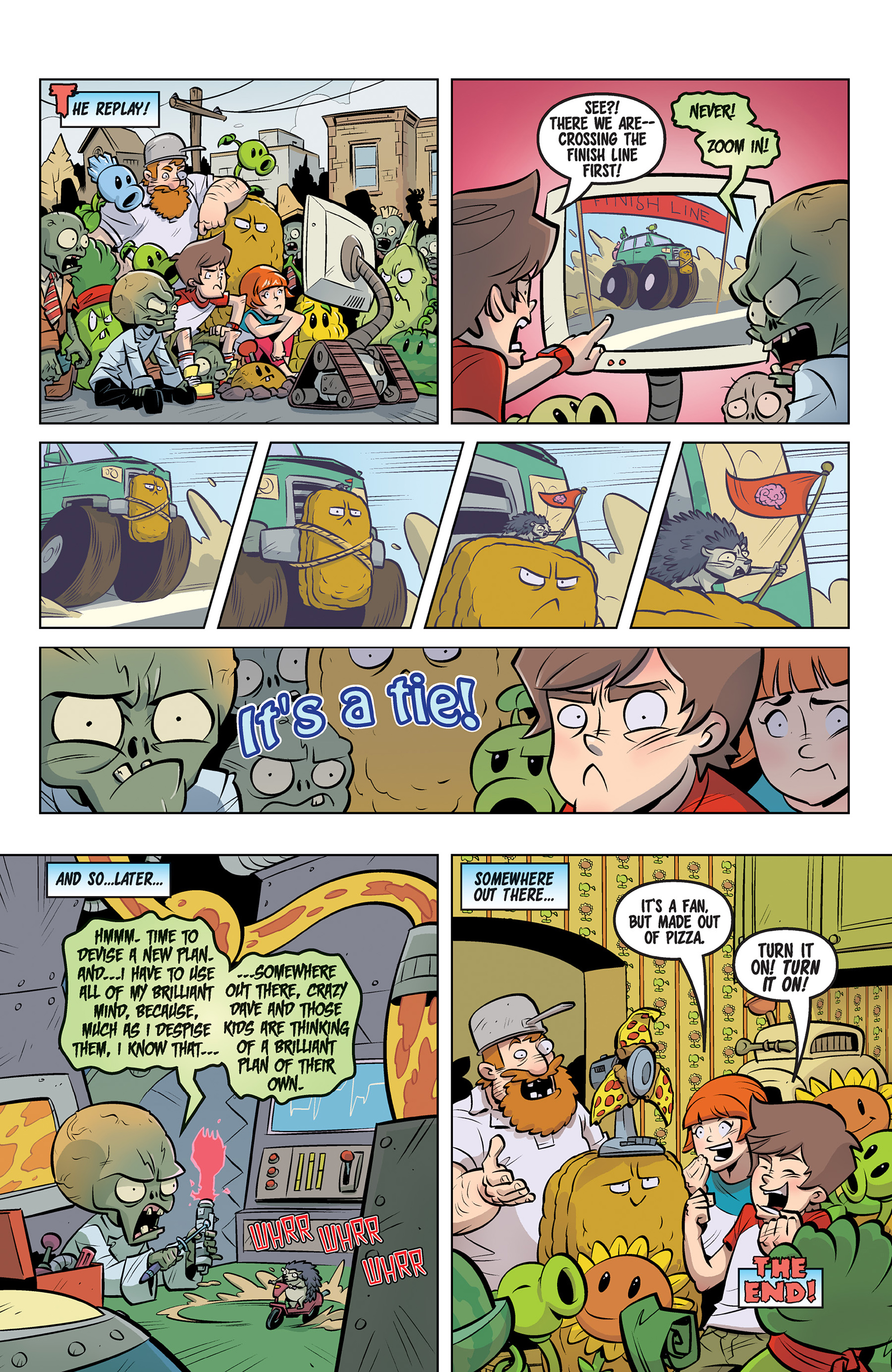 Read online Plants vs. Zombies: Petal to the Metal comic -  Issue #9 - 26