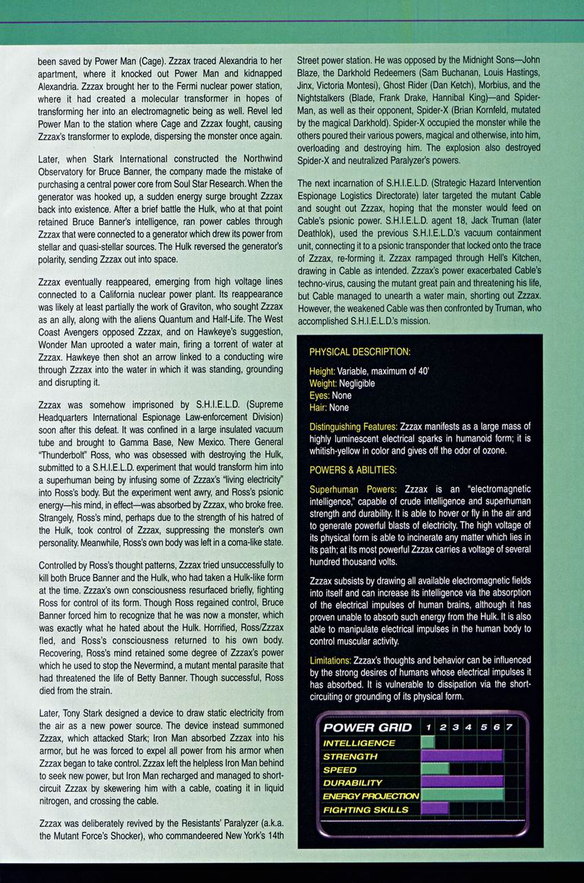 Read online The Official Handbook of the Marvel Universe: Hulk comic -  Issue # Full - 50