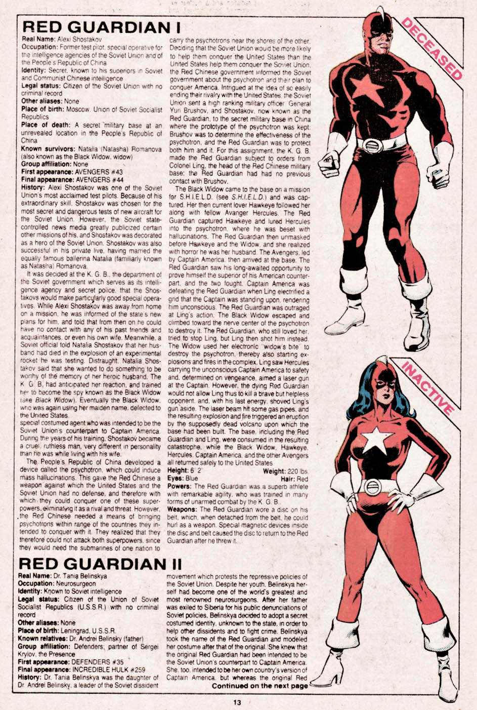 The Official Handbook of the Marvel Universe issue 14 - Page 14