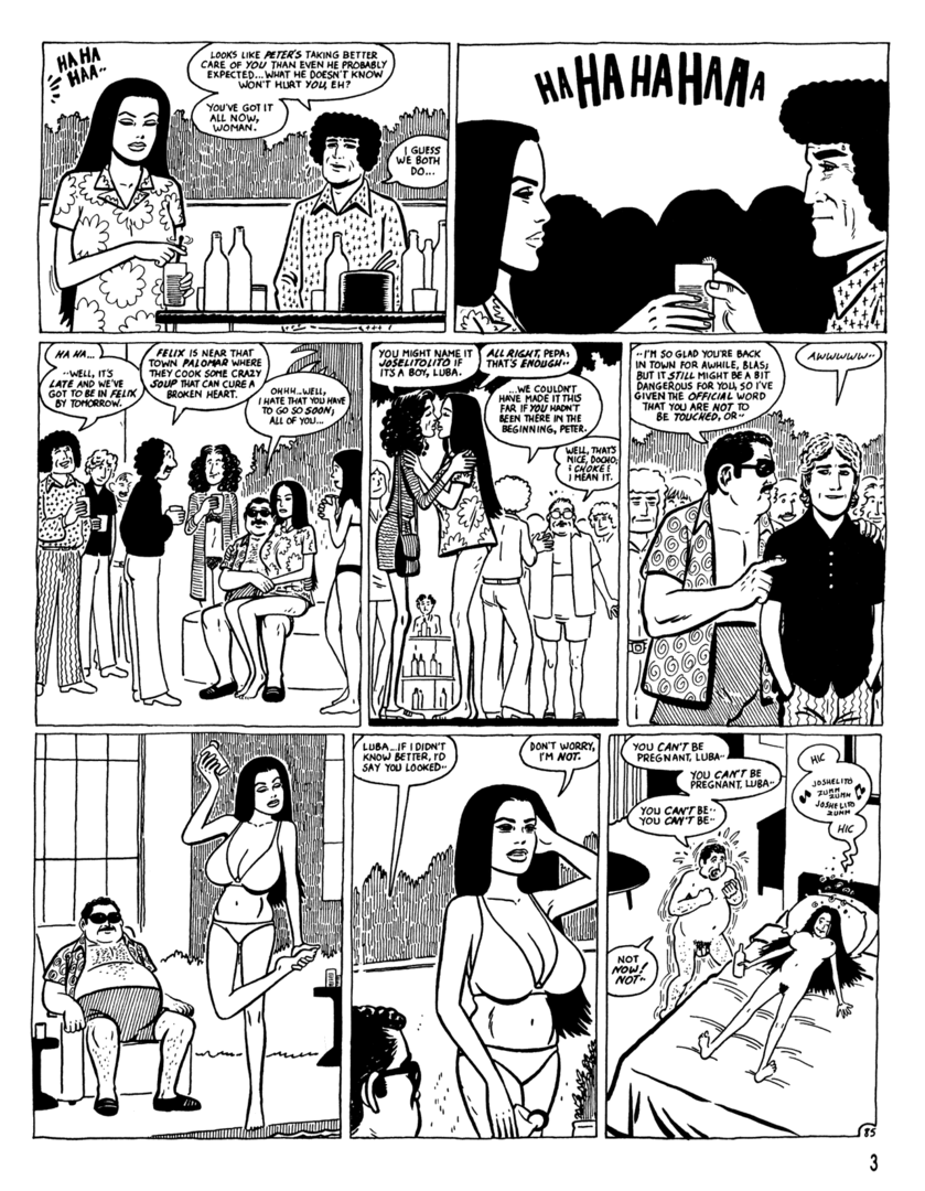 Read online Love and Rockets (1982) comic -  Issue #36 - 5