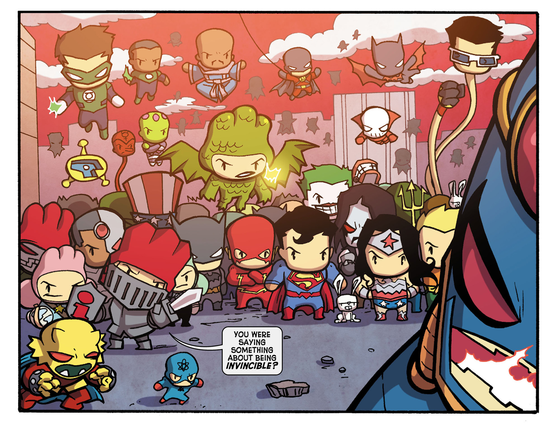 Read online Scribblenauts Unmasked: A Crisis of Imagination comic -  Issue #17 - 18
