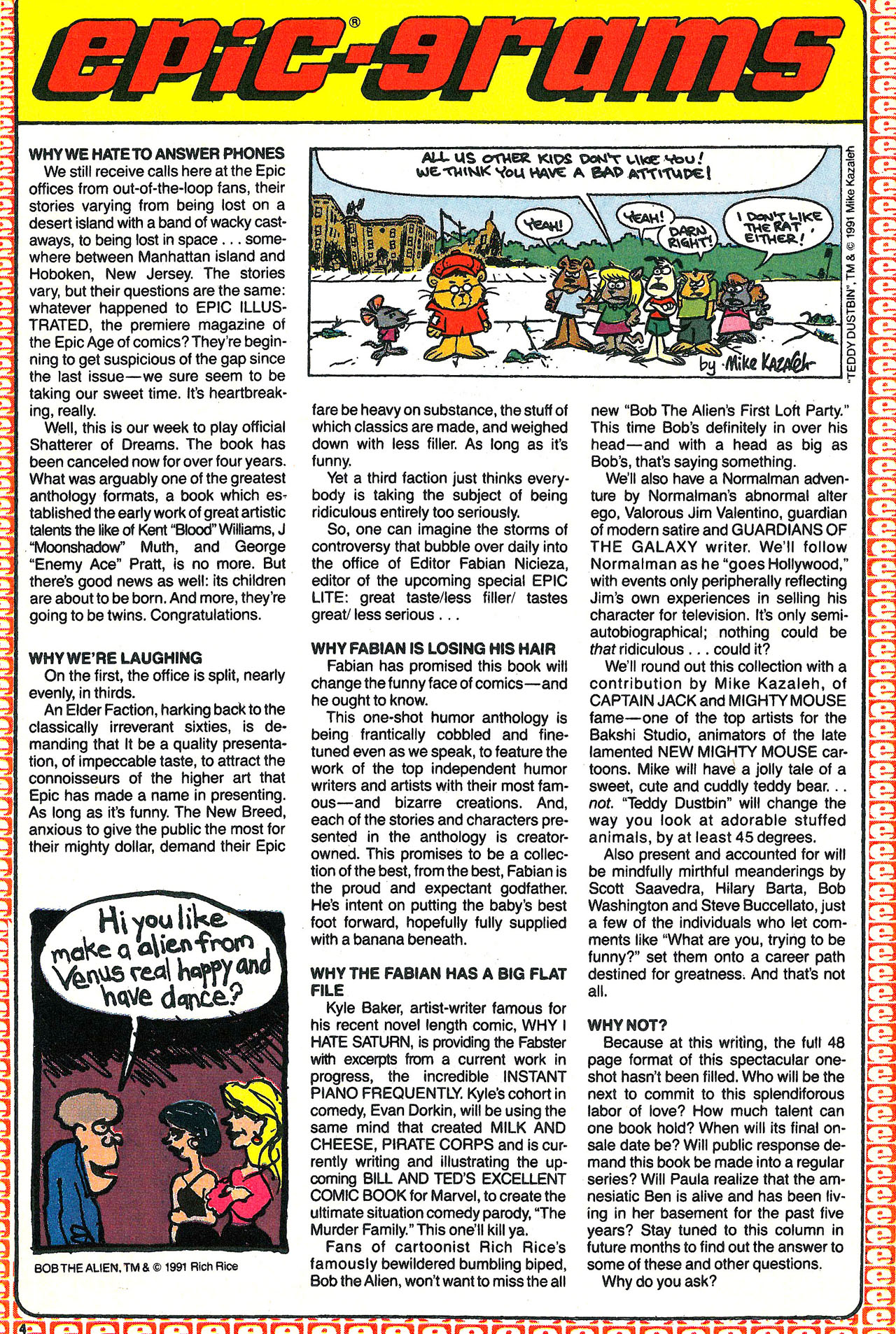 Read online Marvel Age comic -  Issue #103 - 6