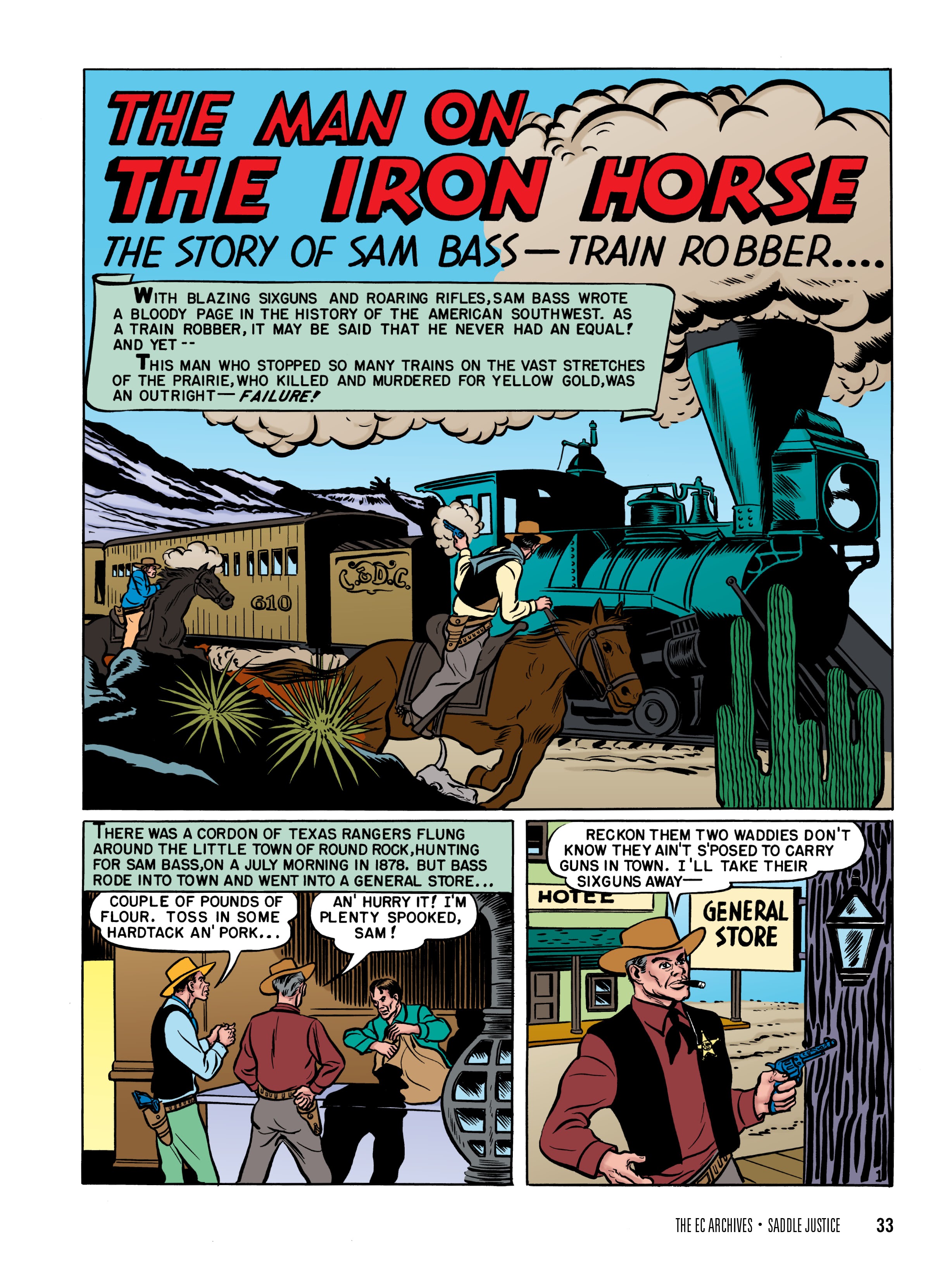 Read online The EC Archives: Saddle Justice comic -  Issue # TPB (Part 1) - 35