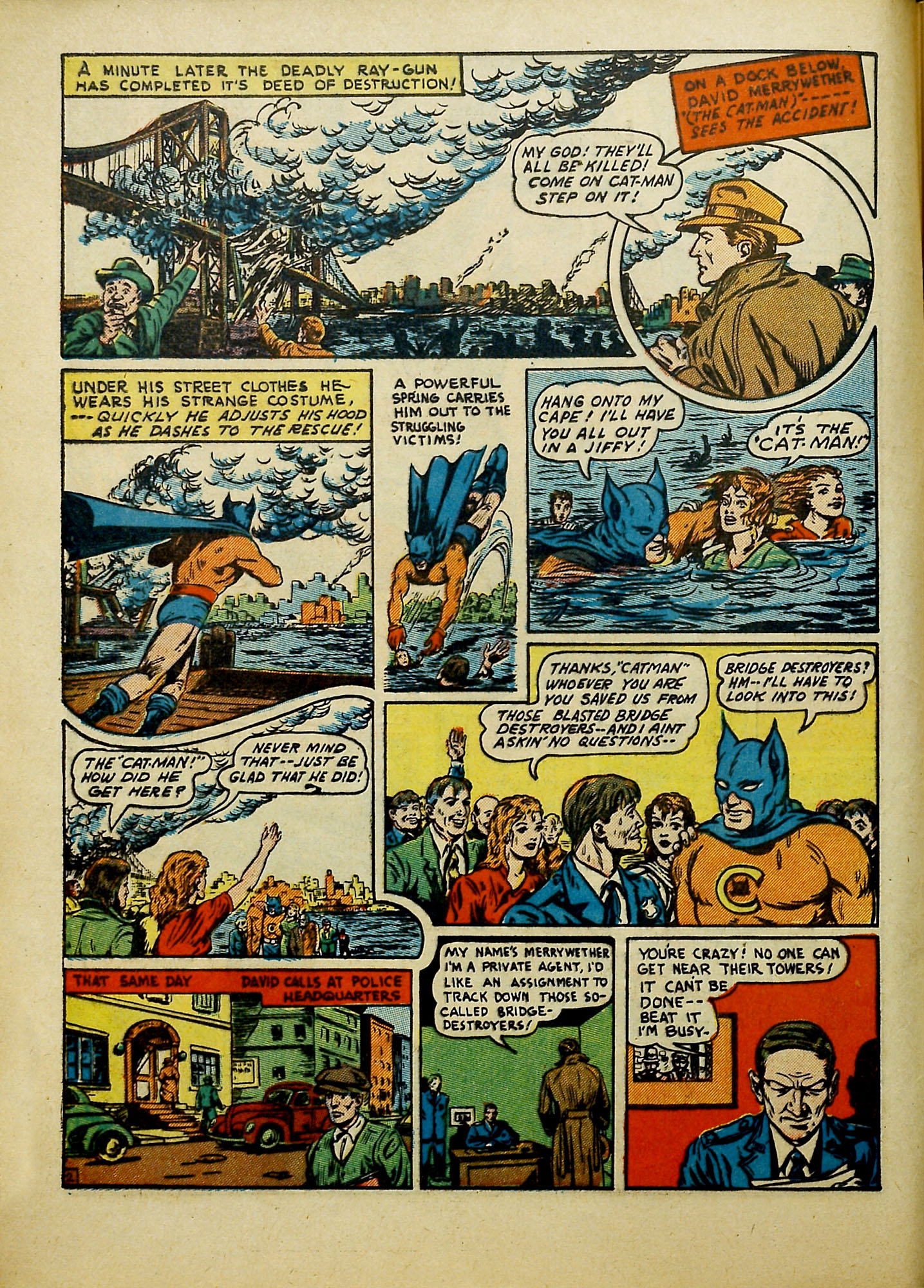 Read online Cat-Man Comics comic -  Issue #1 - 4