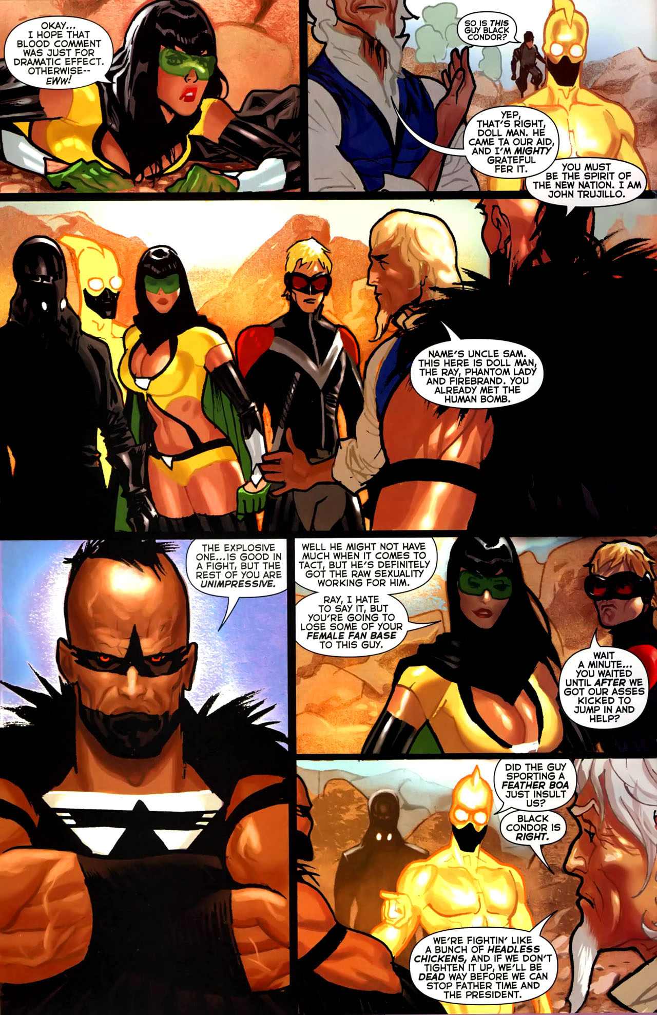 Read online Uncle Sam and the Freedom Fighters (2006) comic -  Issue #4 - 6