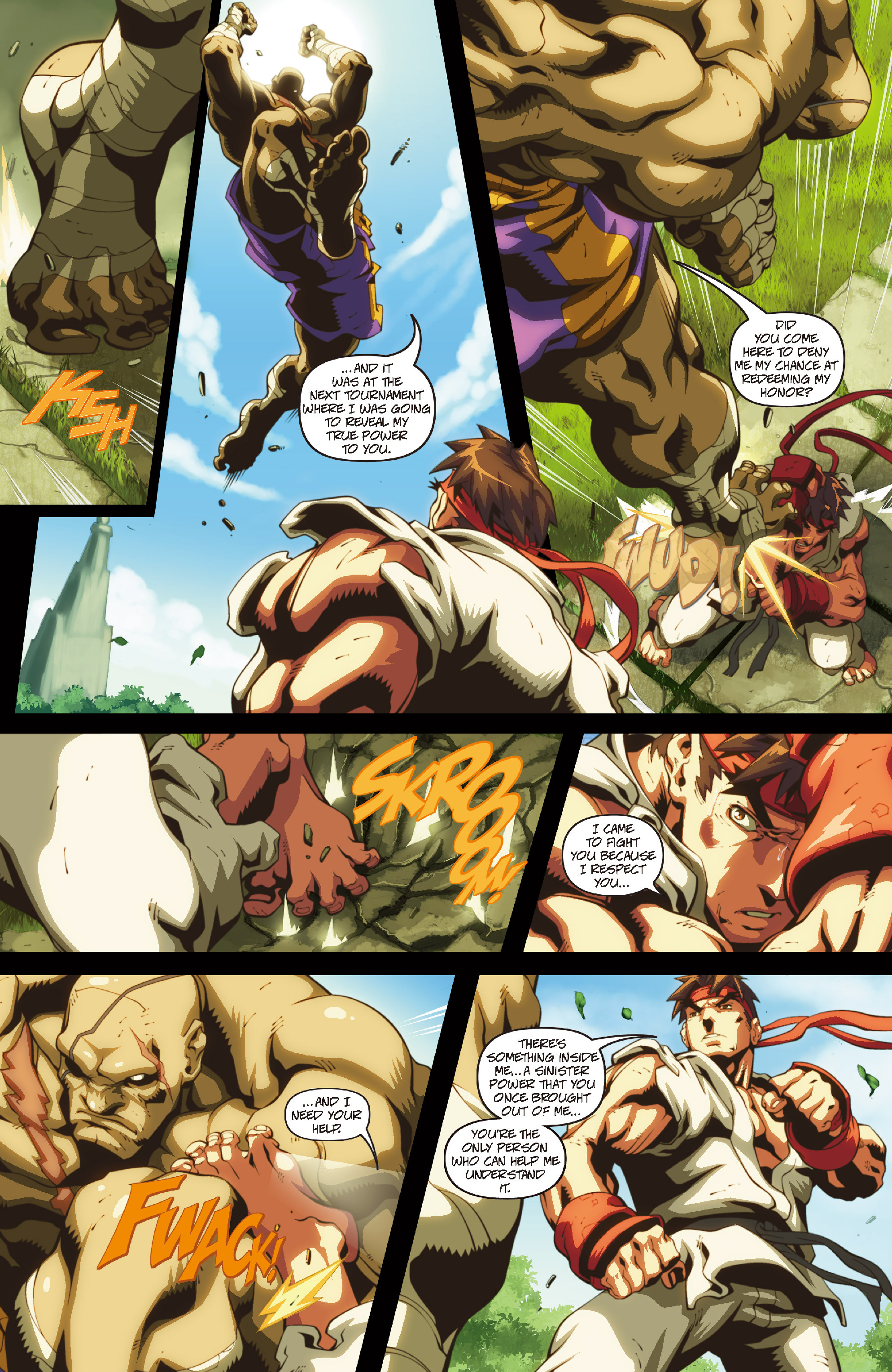Read online Street Fighter II comic -  Issue #2 - 6