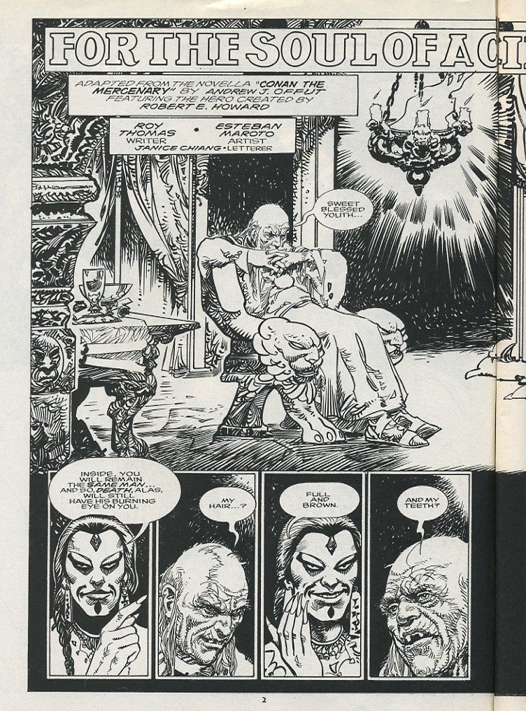 The Savage Sword Of Conan issue 217 - Page 4