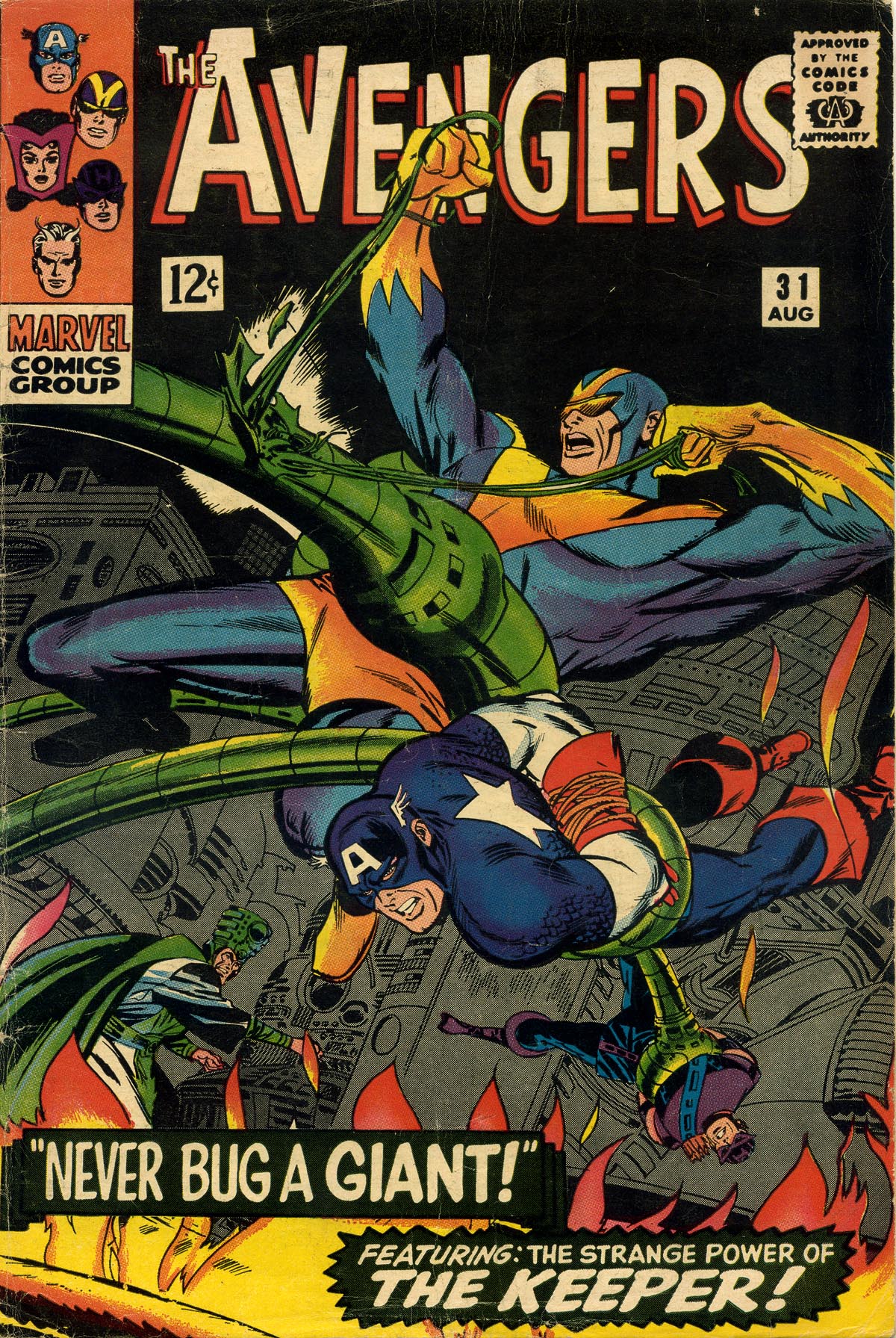Read online The Avengers (1963) comic -  Issue #31 - 1
