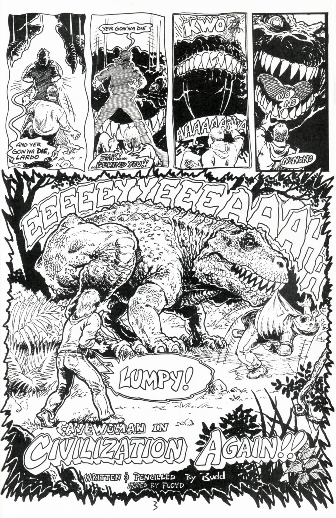 Read online Cavewoman comic -  Issue #2 - 4