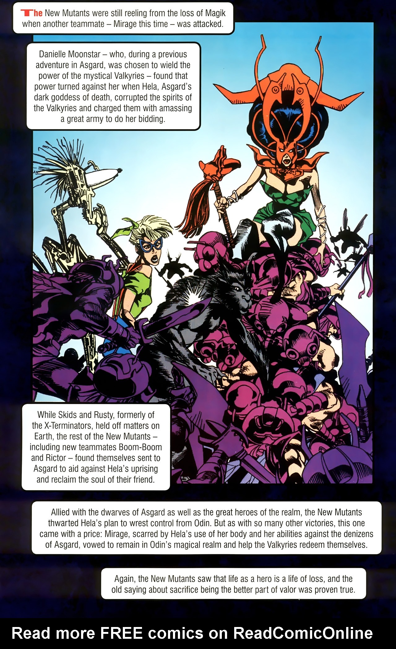Read online New Mutants Saga comic -  Issue # Full - 30