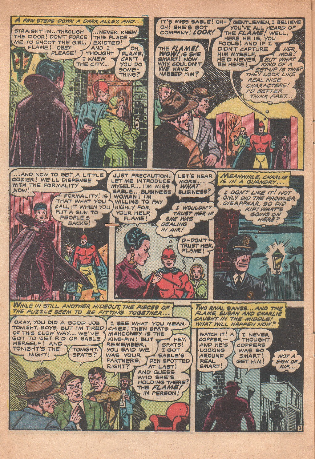 Read online The Flame comic -  Issue #1 - 6