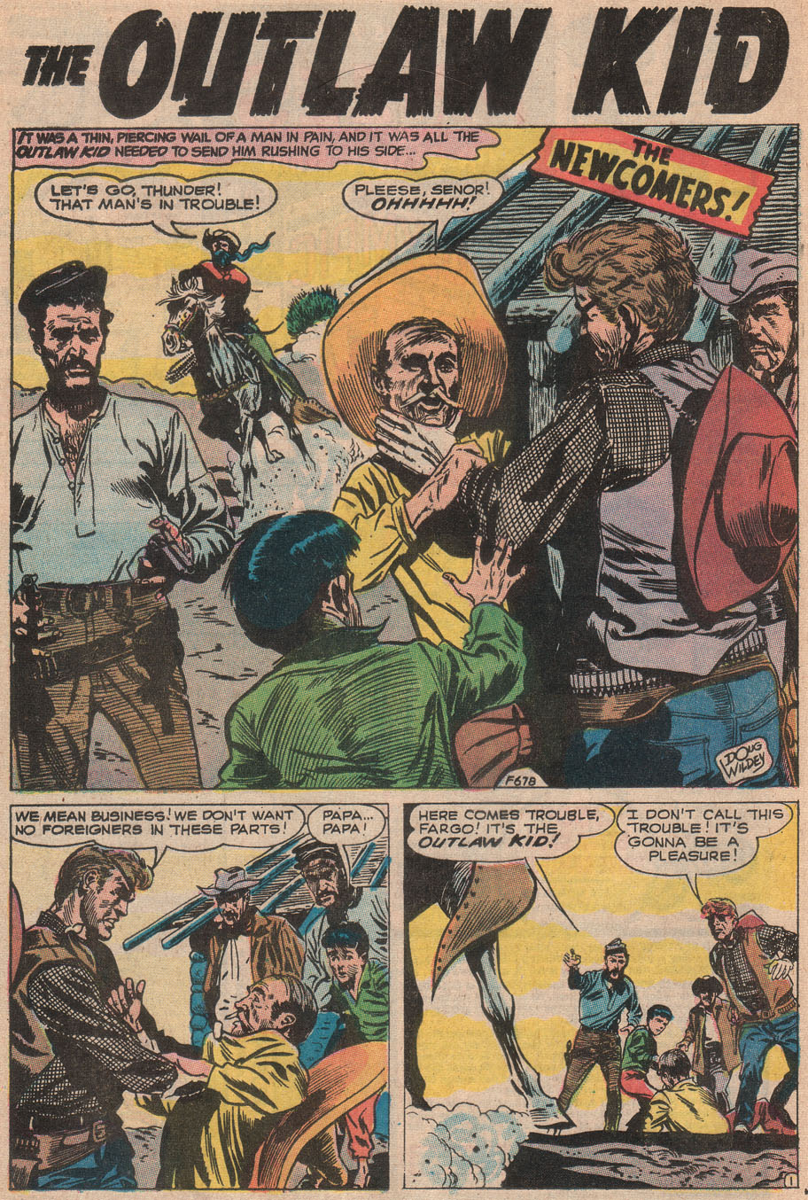 Read online The Outlaw Kid (1970) comic -  Issue #2 - 12