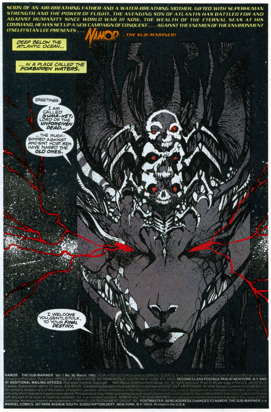 Namor, The Sub-Mariner Issue #36 #40 - English 2