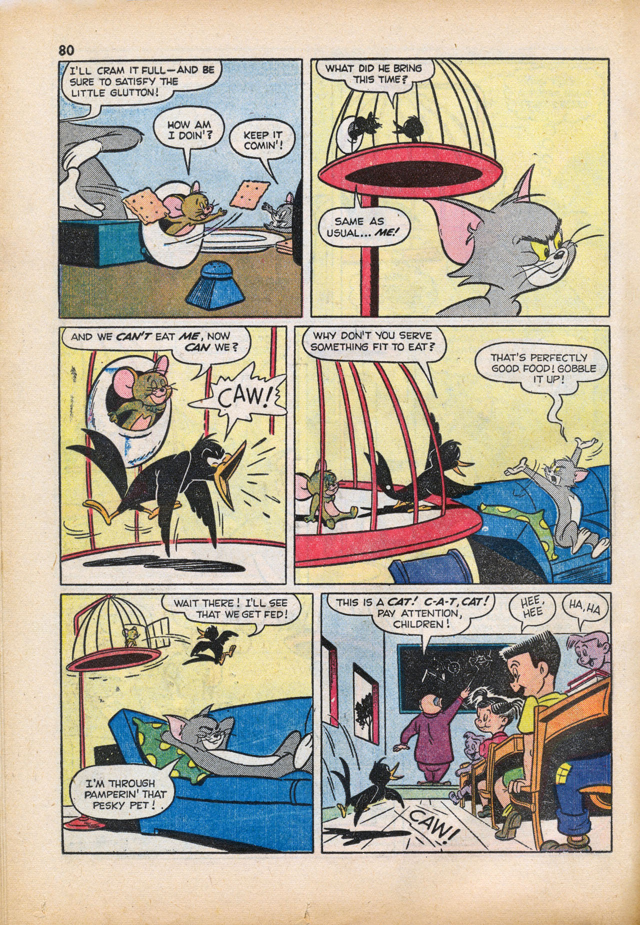 Read online Tom & Jerry's Back to School comic -  Issue # TPB - 82
