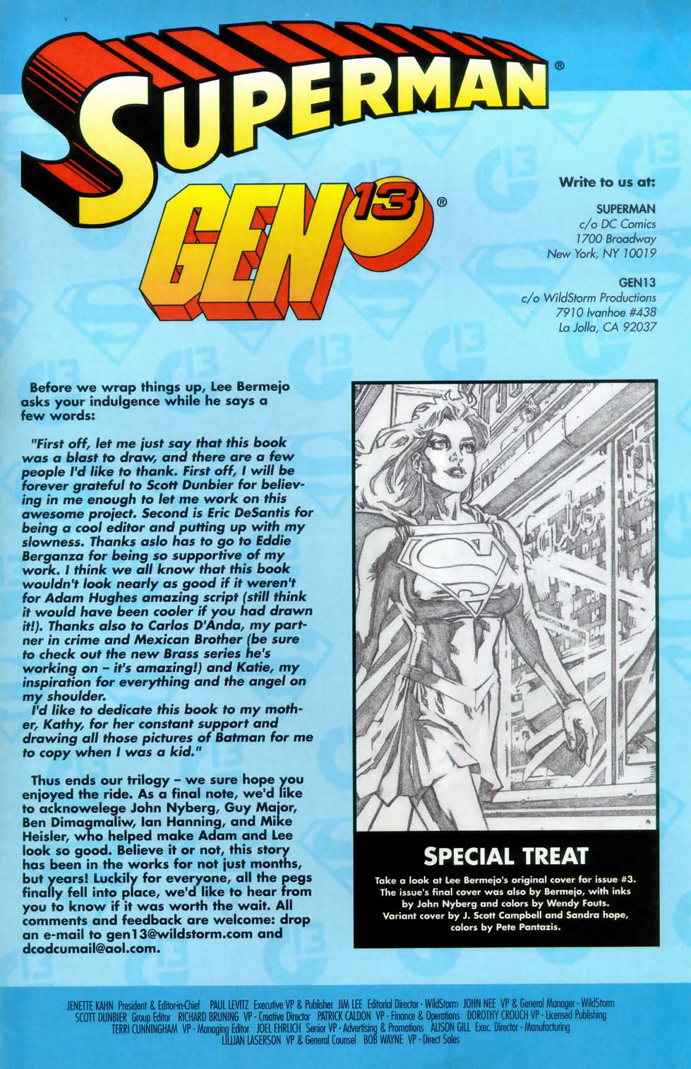 Read online Superman/Gen13 comic -  Issue #3 - 32