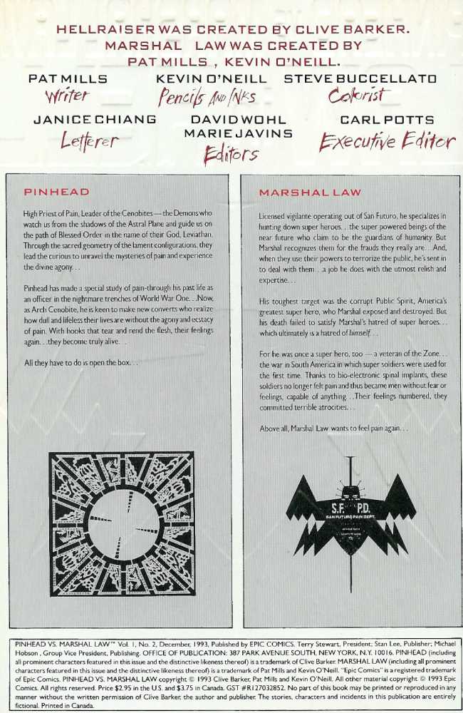 Read online Pinhead vs. Marshal Law: Law in Hell comic -  Issue #2 - 2