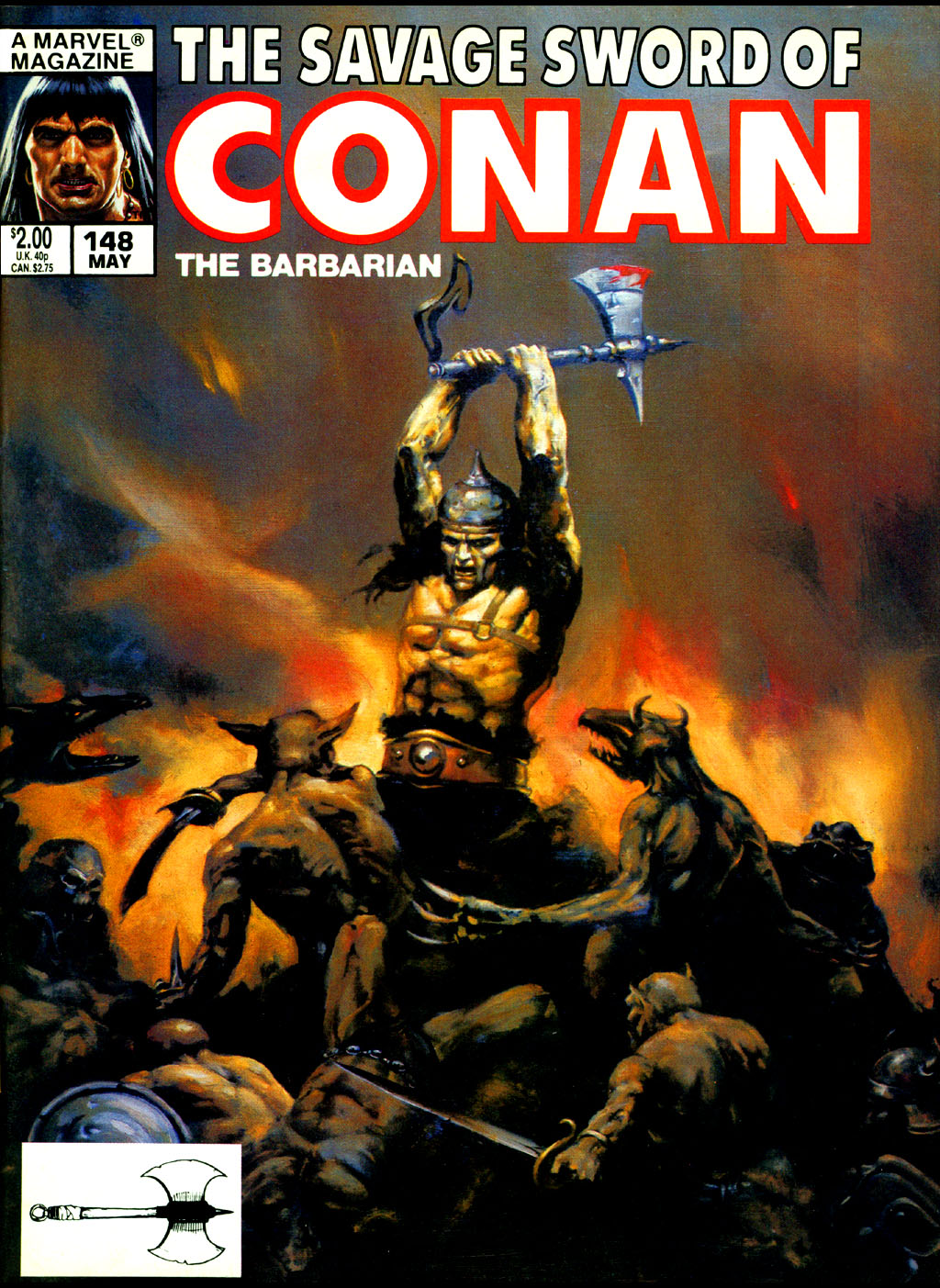 Read online The Savage Sword Of Conan comic -  Issue #148 - 1