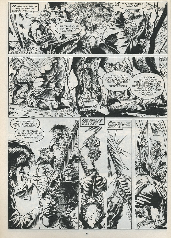 Read online The Savage Sword Of Conan comic -  Issue #175 - 34