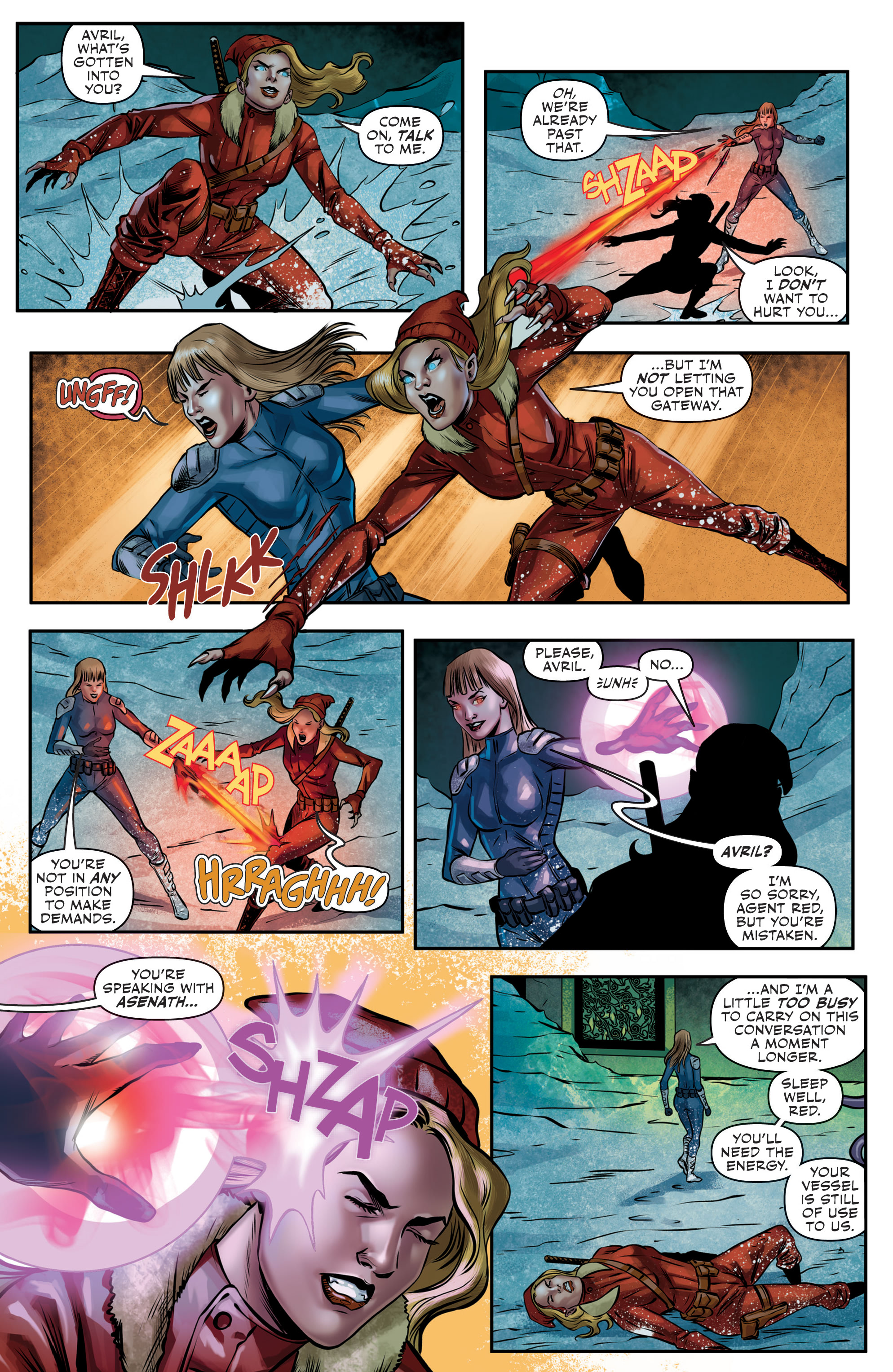 Read online Grimm Spotlight: Red Agent - Friendly Fire comic -  Issue # Full - 27