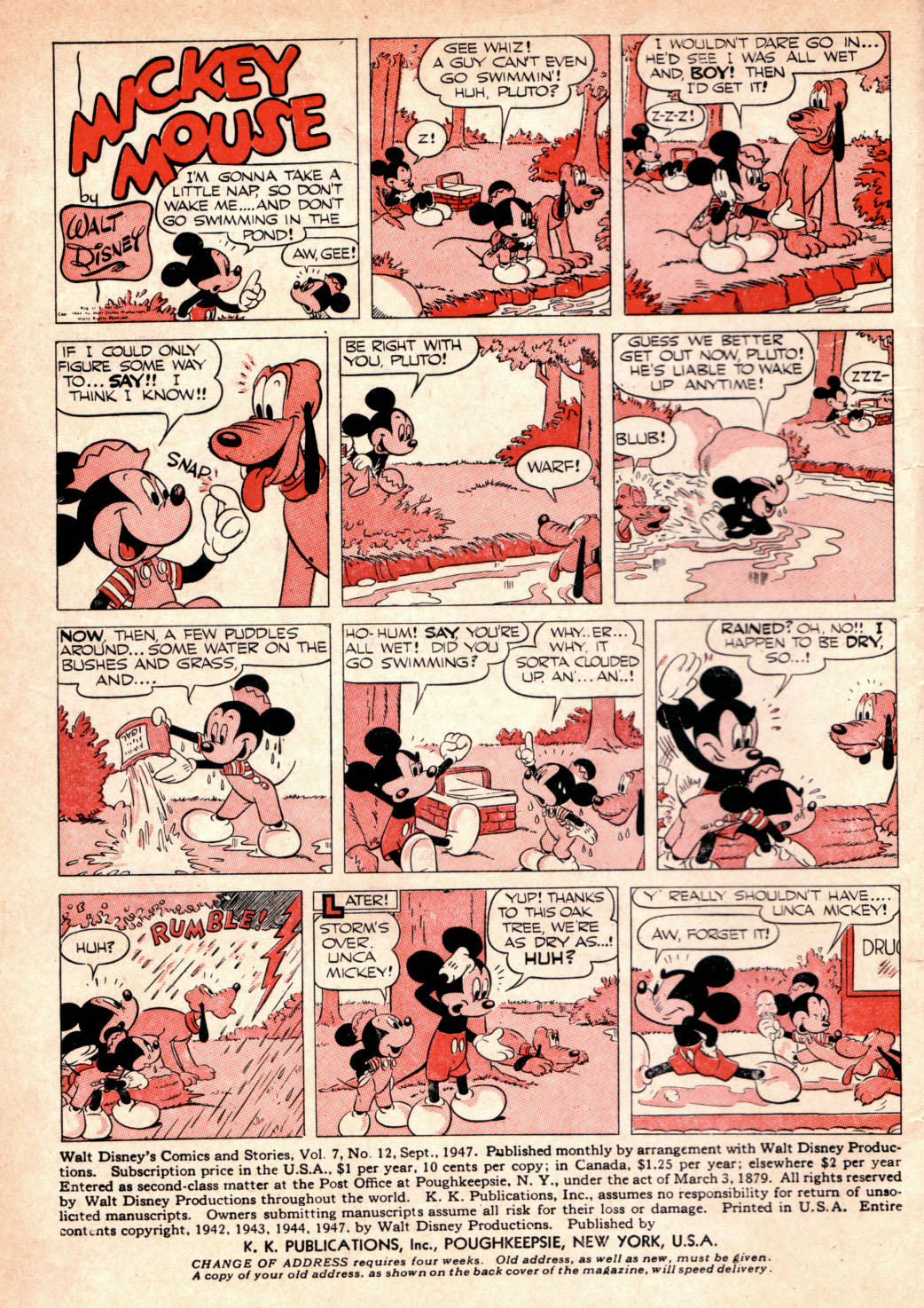 Read online Walt Disney's Comics and Stories comic -  Issue #84 - 2