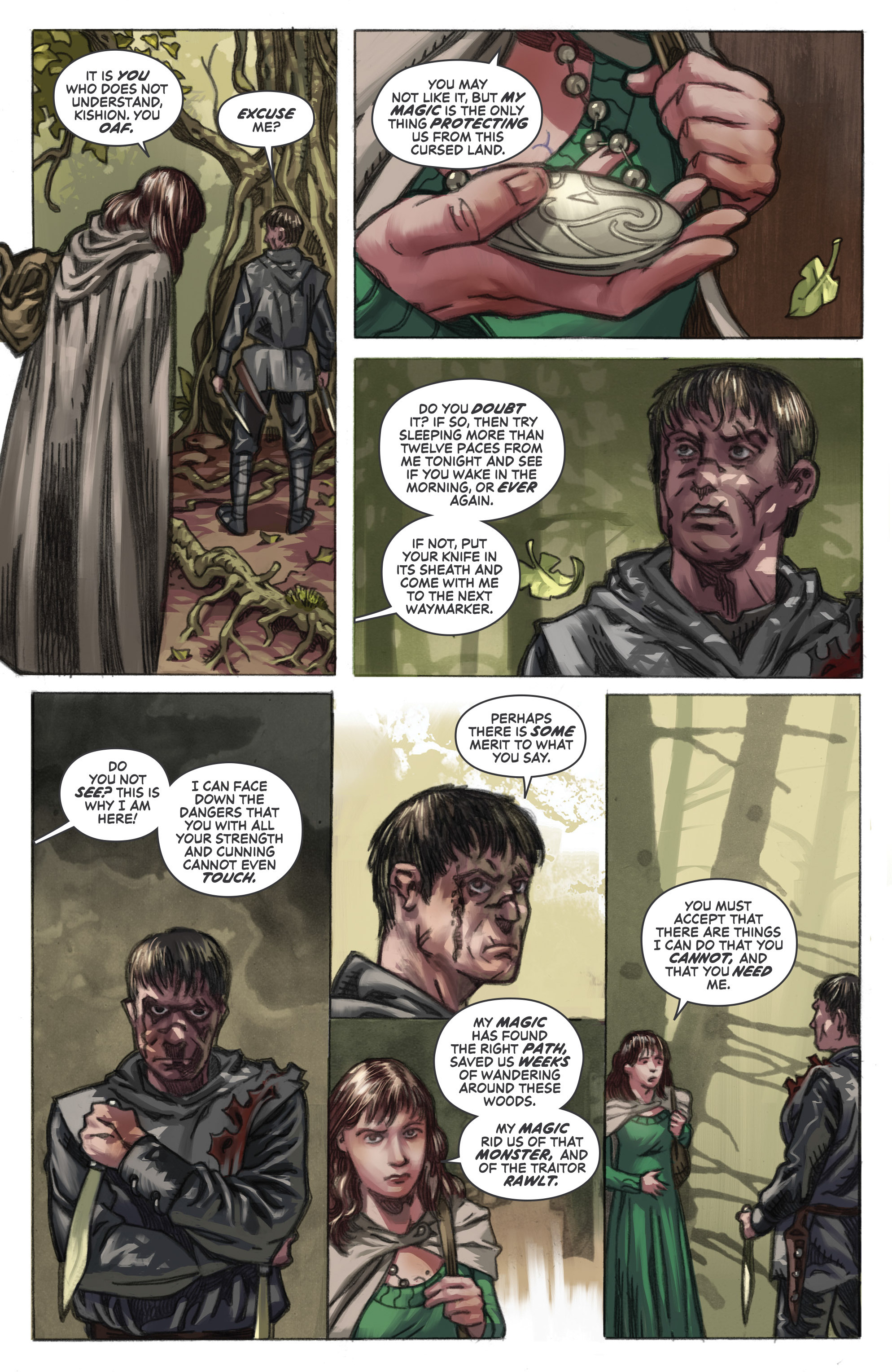 Read online Muirwood: The Lost Abbey comic -  Issue #3 - 23
