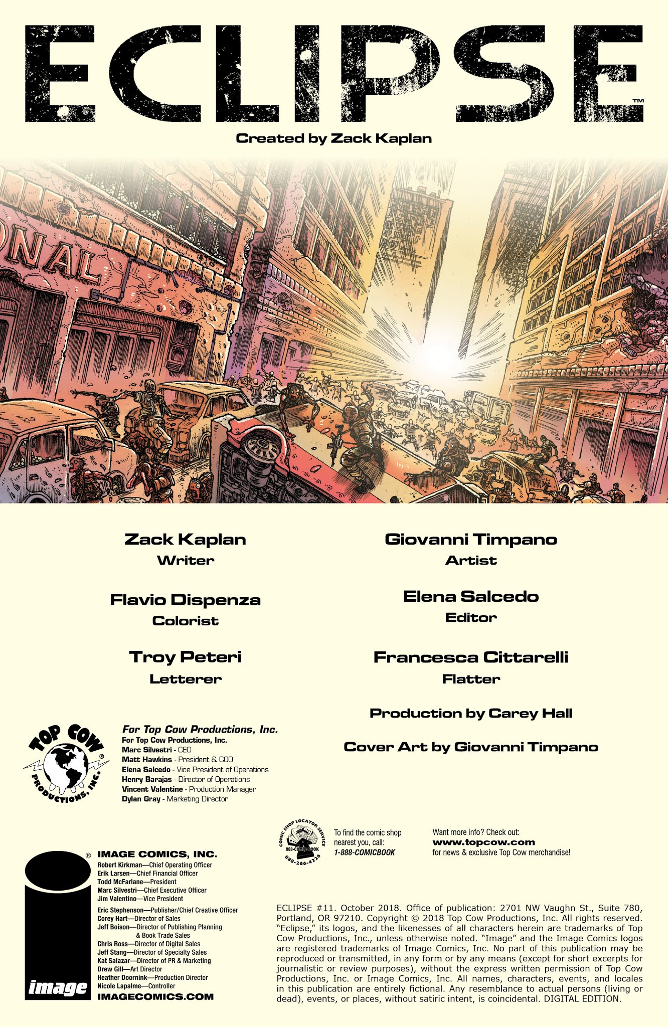 Read online Eclipse comic -  Issue #11 - 2