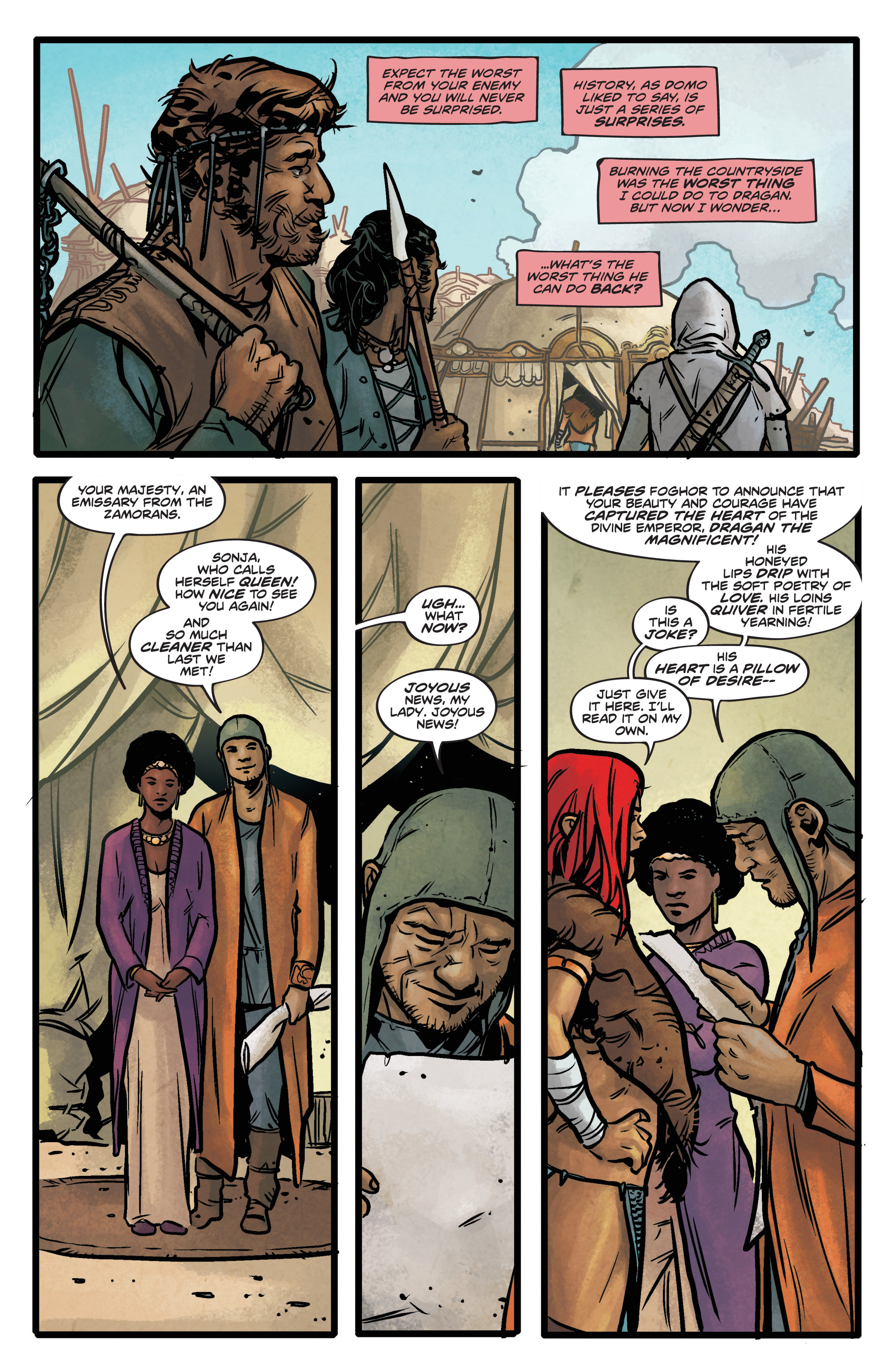 Read online Red Sonja (2019) comic -  Issue #6 - 11