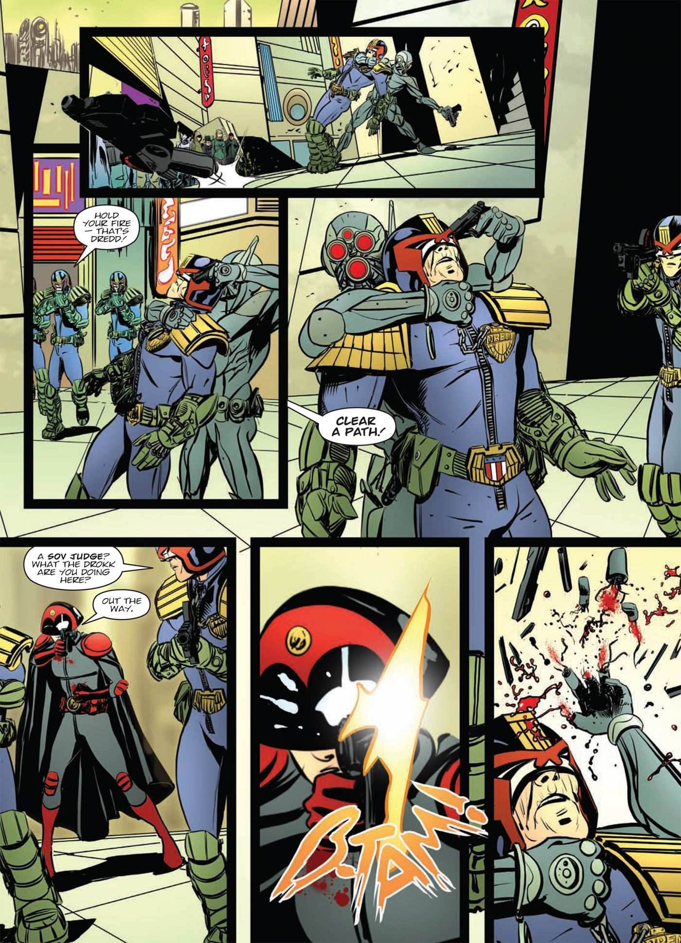 Read online Judge Dredd: Day of Chaos: Fallout comic -  Issue # TPB (Part 2) - 18