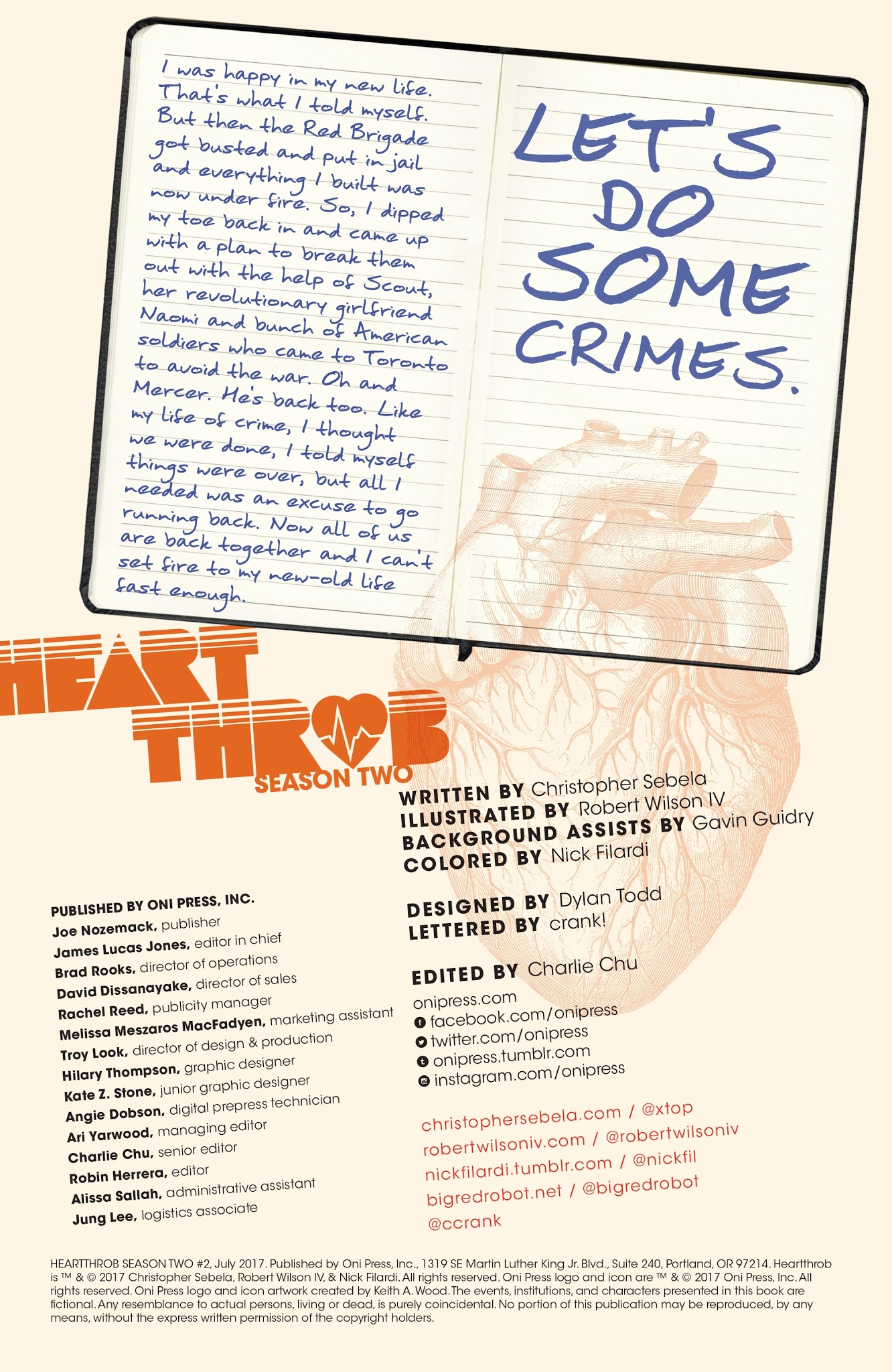 Read online Heartthrob Season Two comic -  Issue #2 - 2