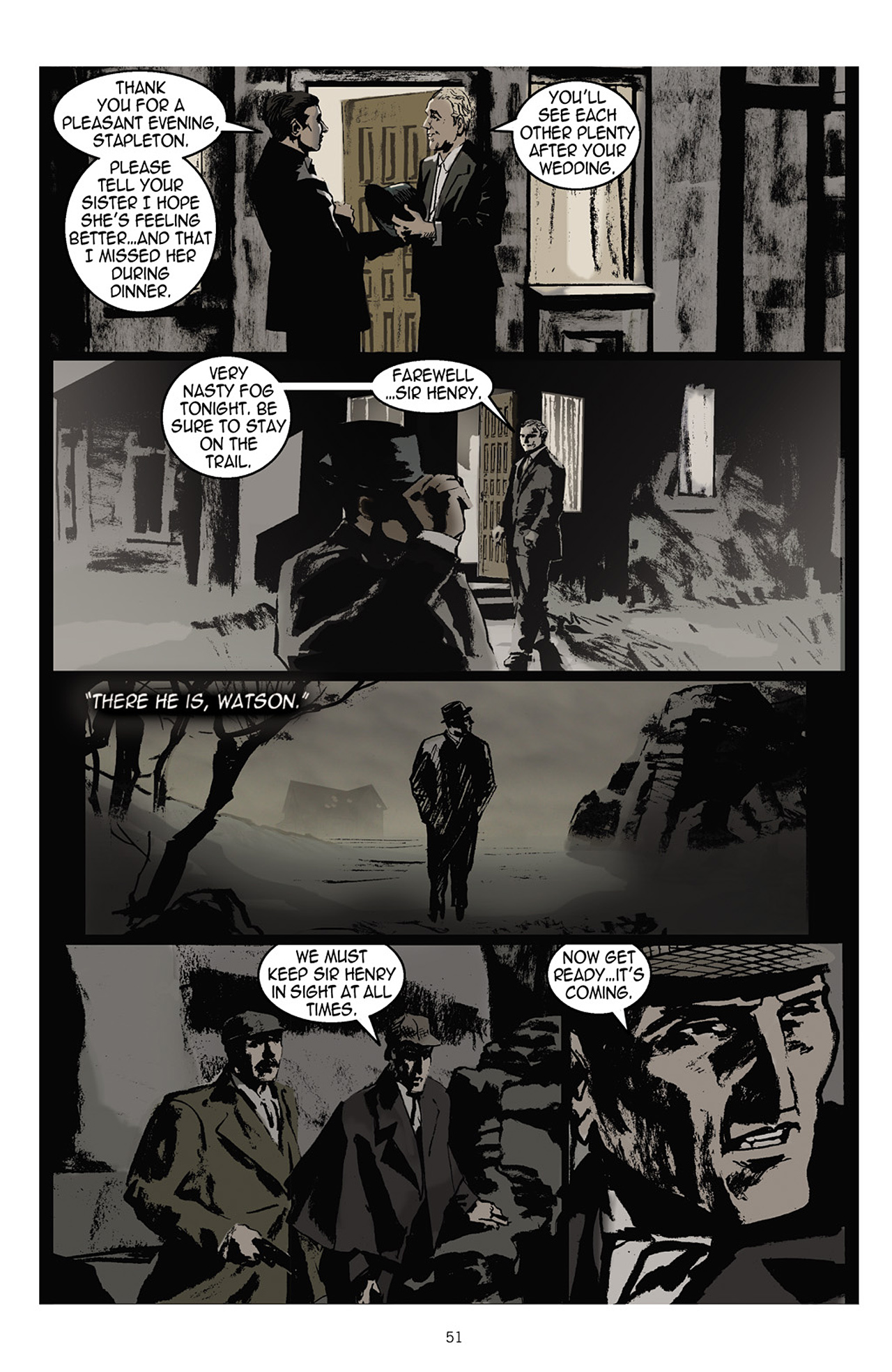 Read online The Hound of the Baskervilles comic -  Issue # TPB - 52