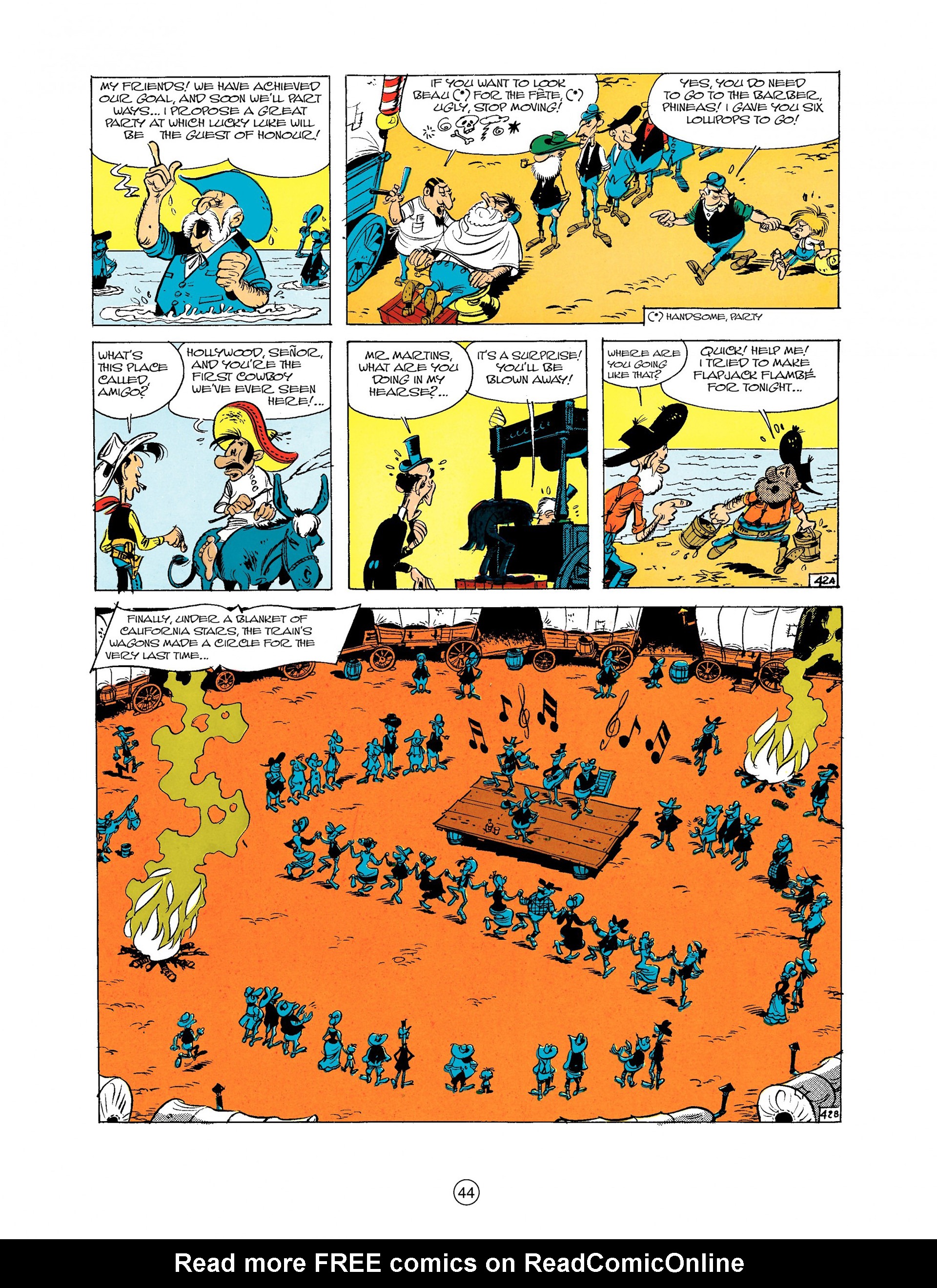 Read online A Lucky Luke Adventure comic -  Issue #9 - 44